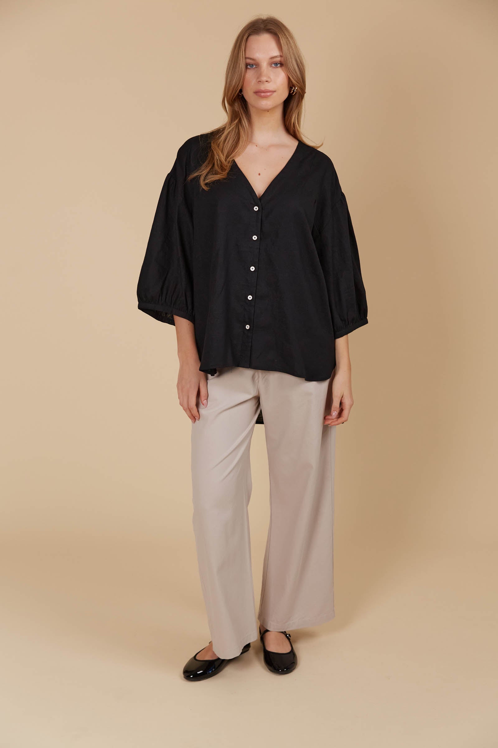 Venus Relaxed Top - Onyx