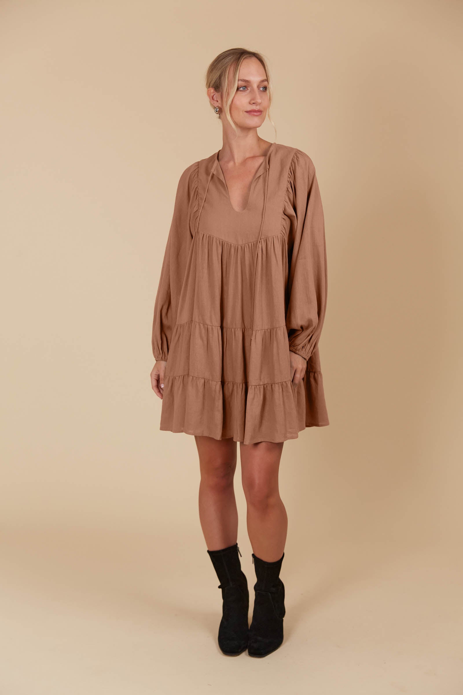 Venus Dress - Toffee