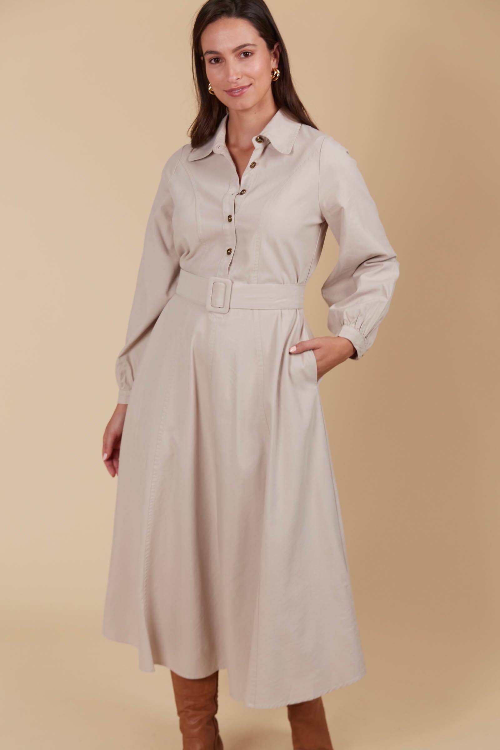 Freya Dress - Canvas
