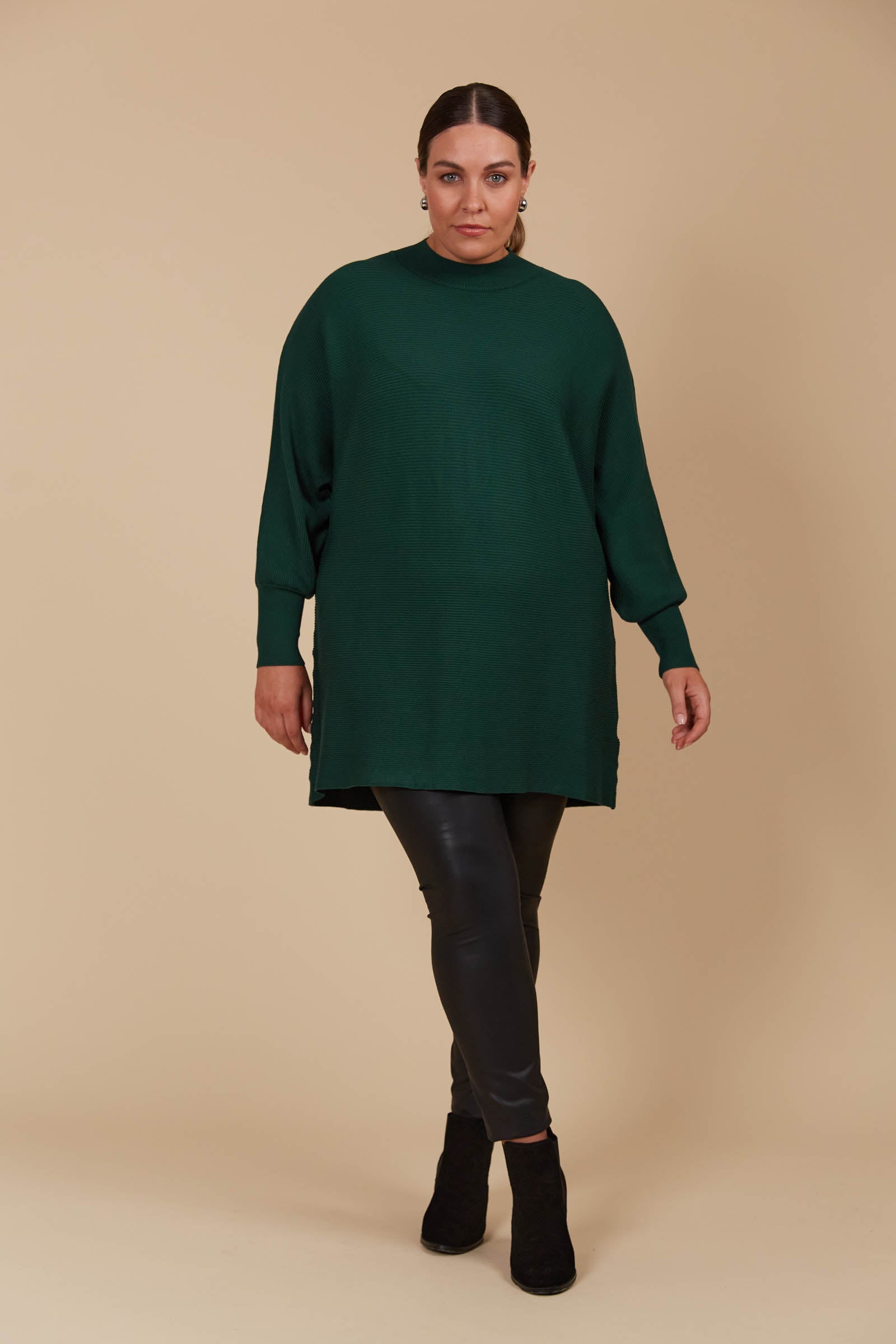 Juno Relaxed Jumper - Pine