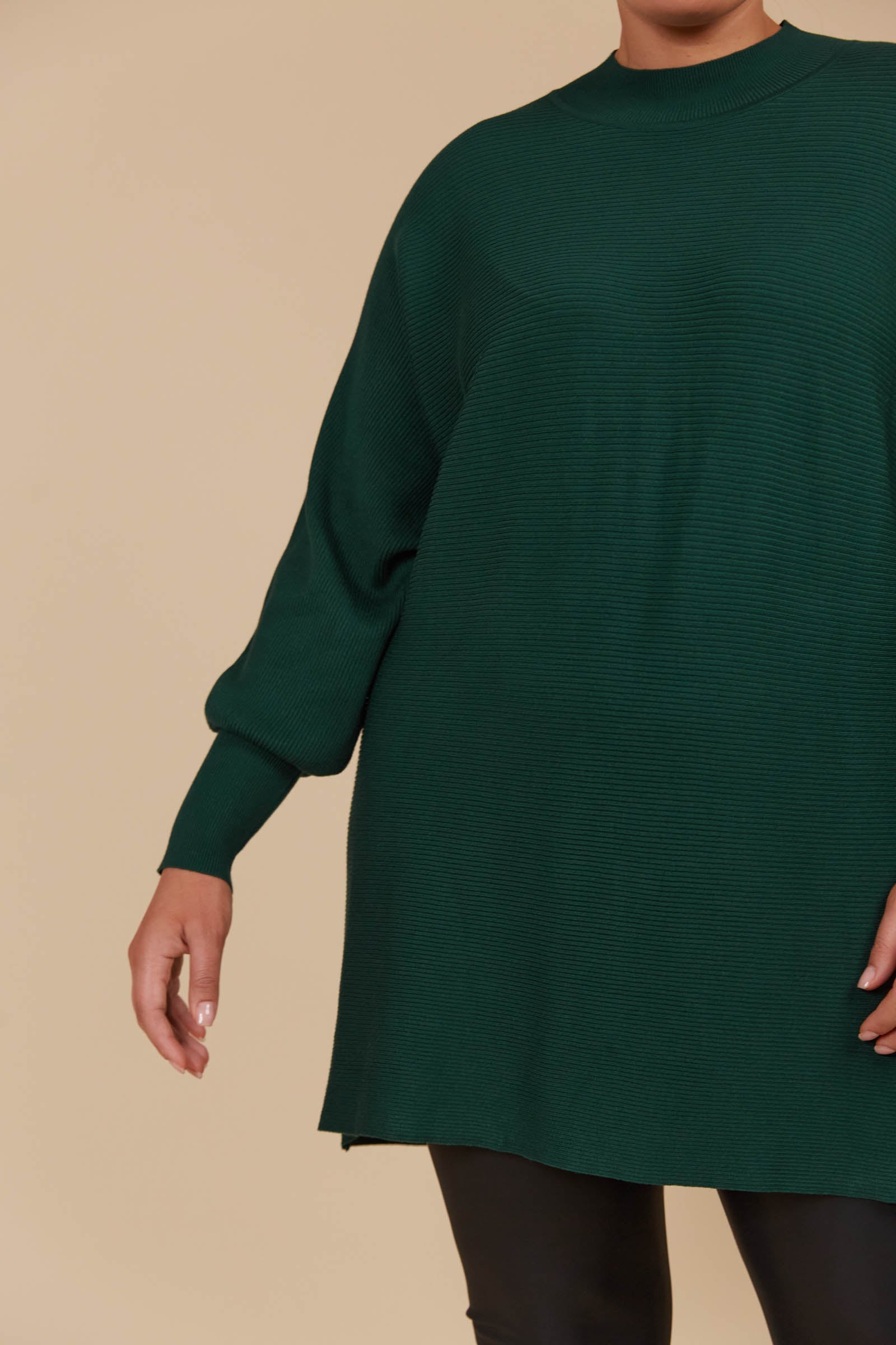 Juno Relaxed Jumper - Pine