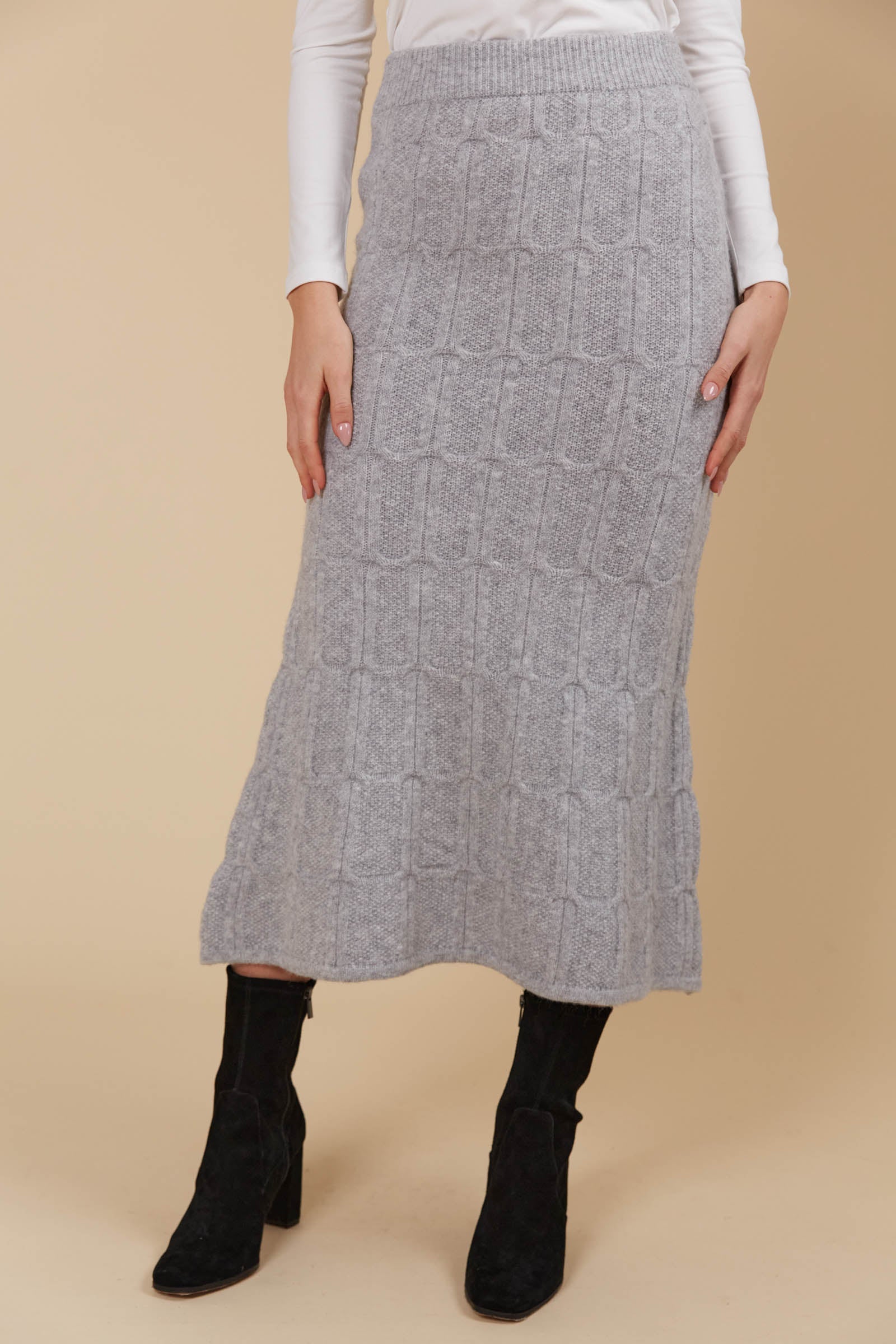 Hera Knit Skirt - Marle