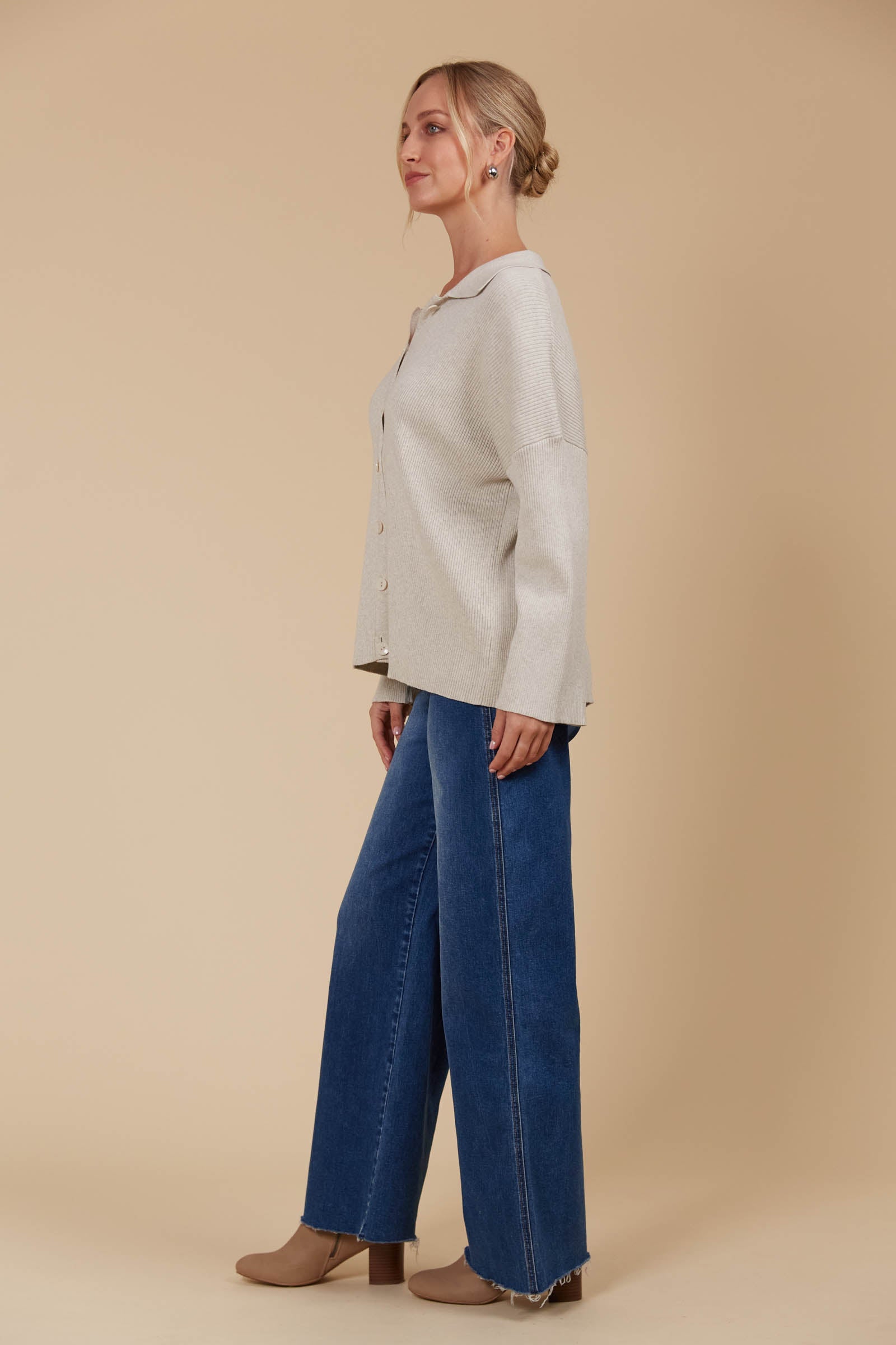 Tala Knit Shirt - Canvas