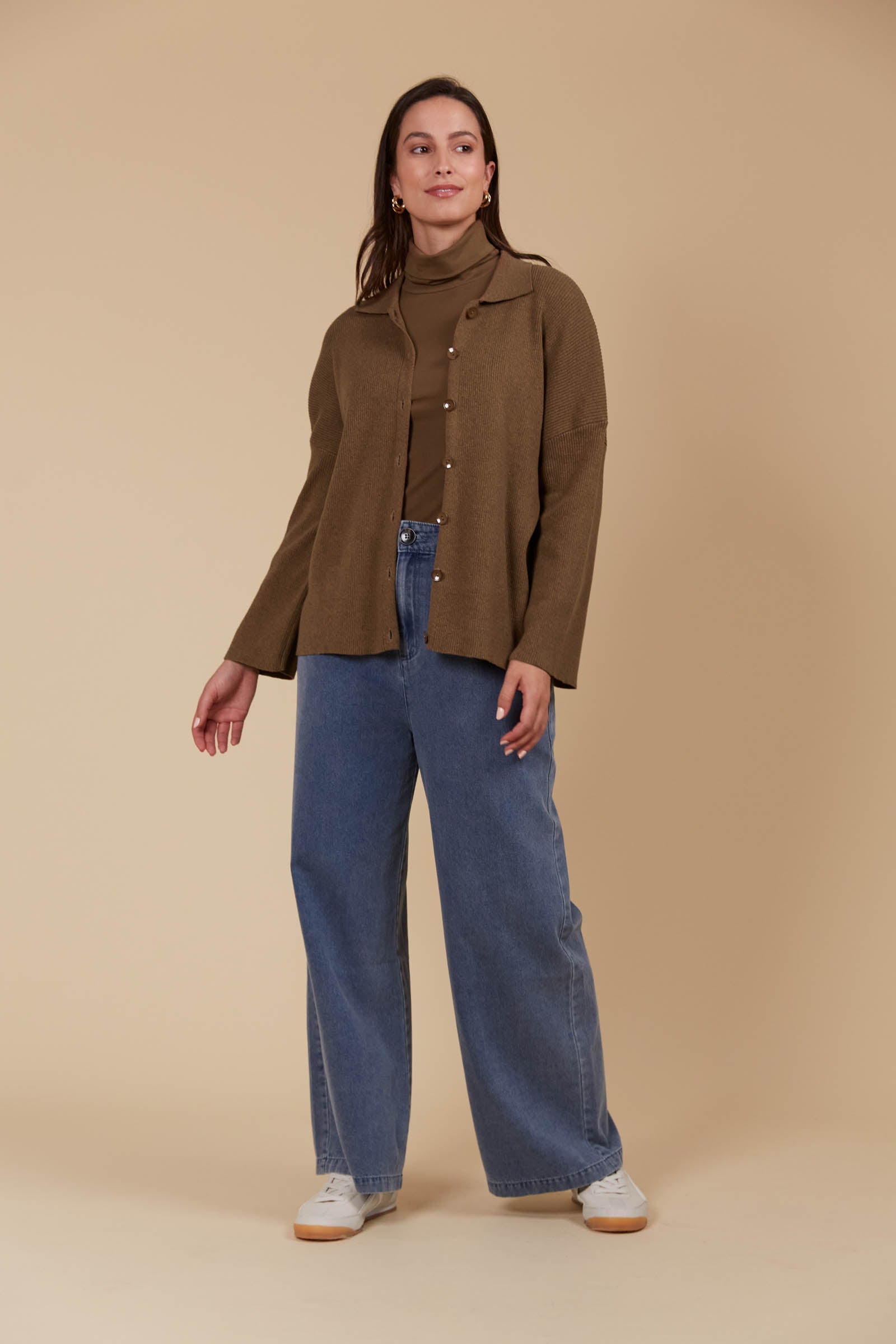 Tala Knit Shirt - Toffee