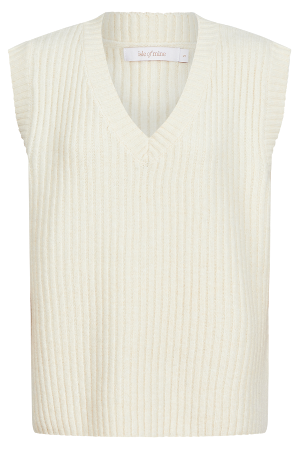Miru Knit Vest - Canvas