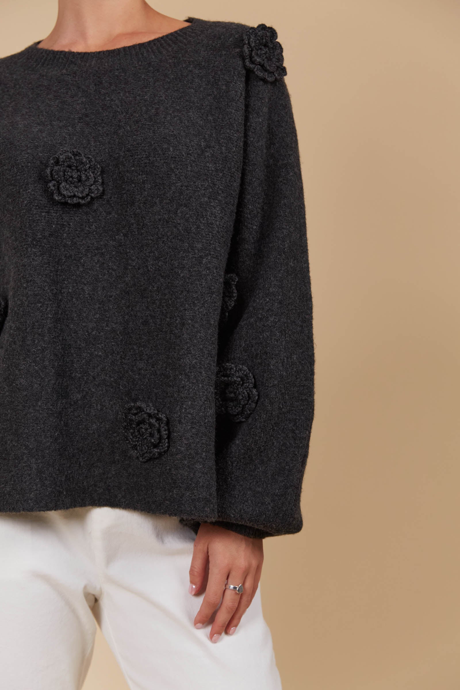 Miru Flower Jumper - Ash