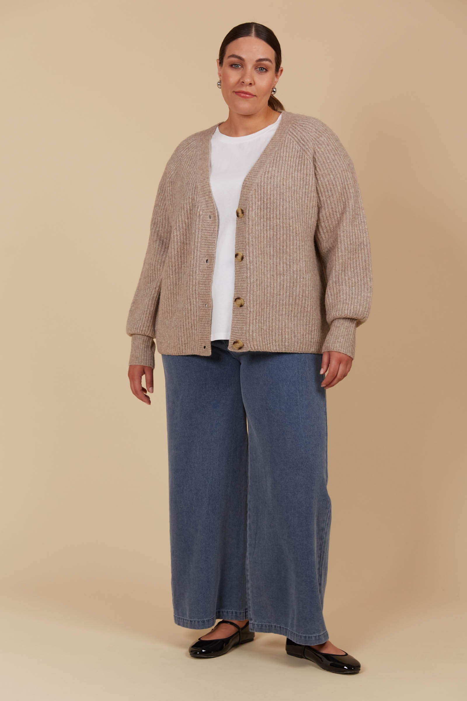 Miru Cardigan - Taupe