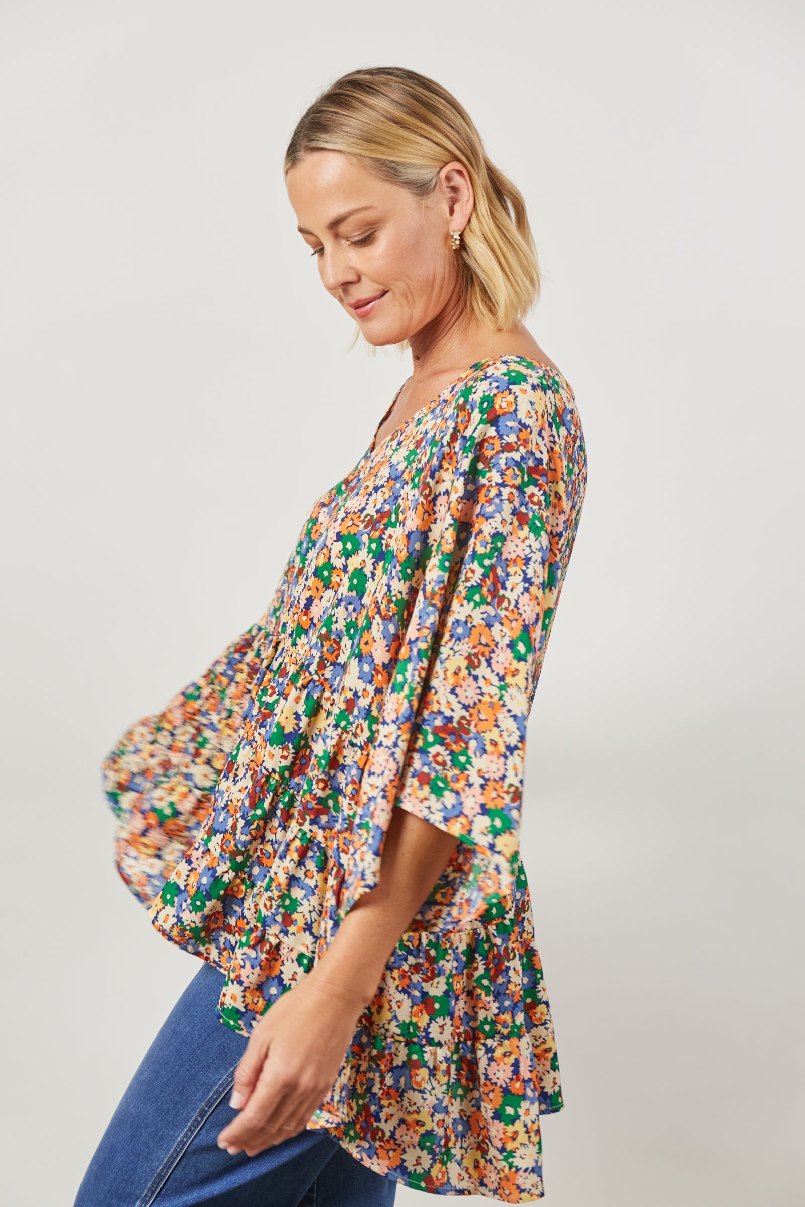 Romance Relax Top - Meadow Bloom
