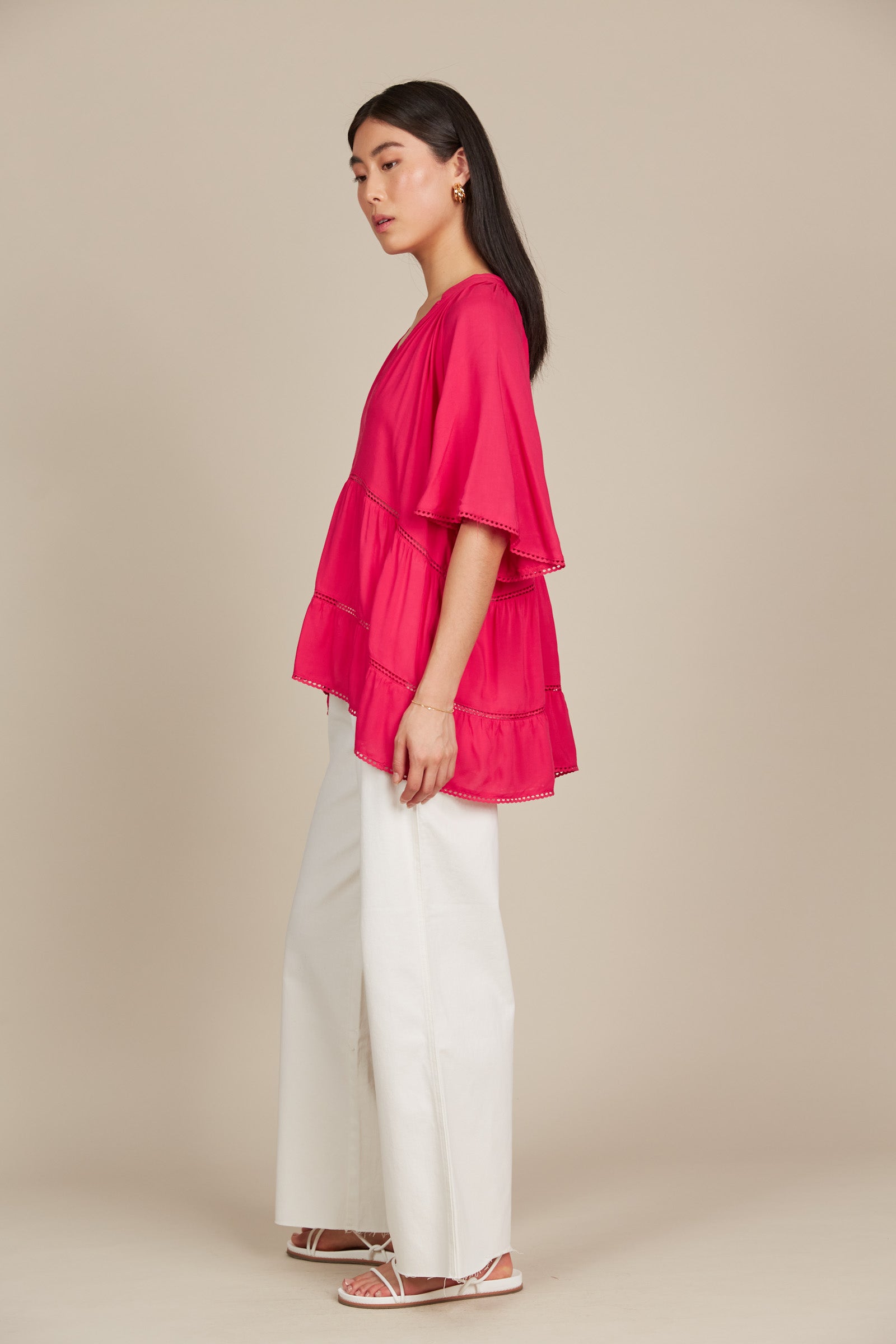 Esme Top - Raspberry