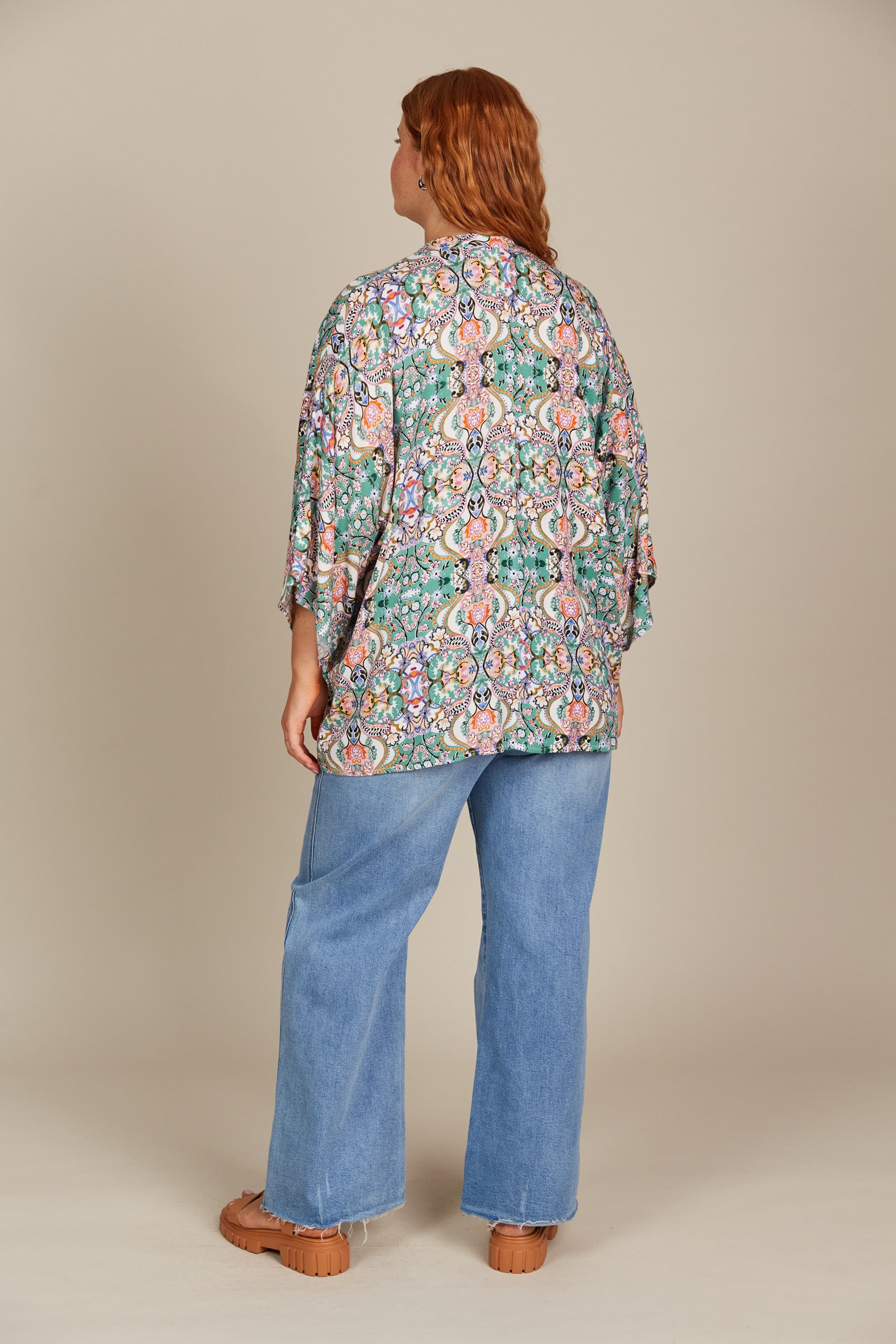 Esme Relaxed Top - Lotus Fleuron