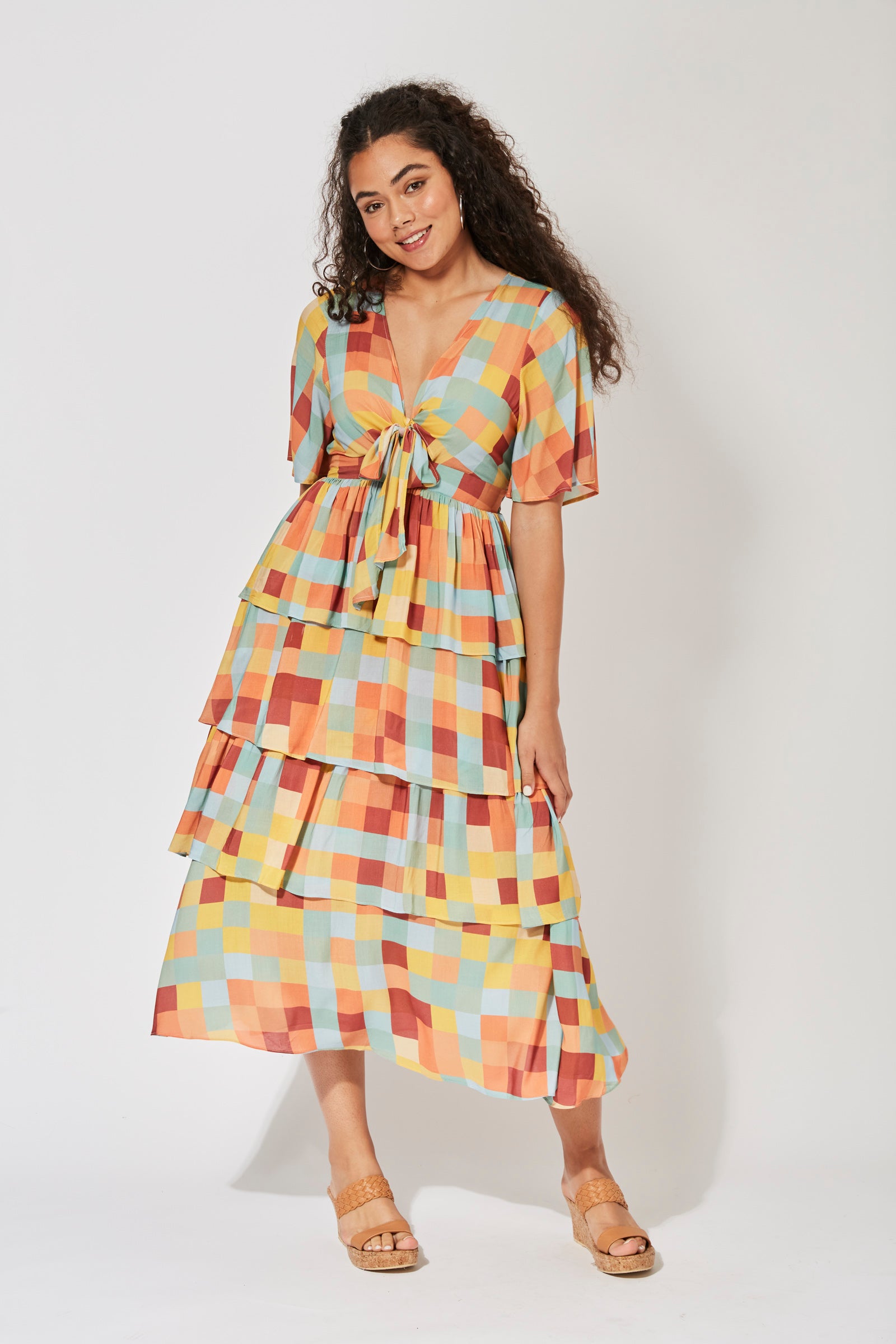 Saba Tiered Maxi - Sundowner