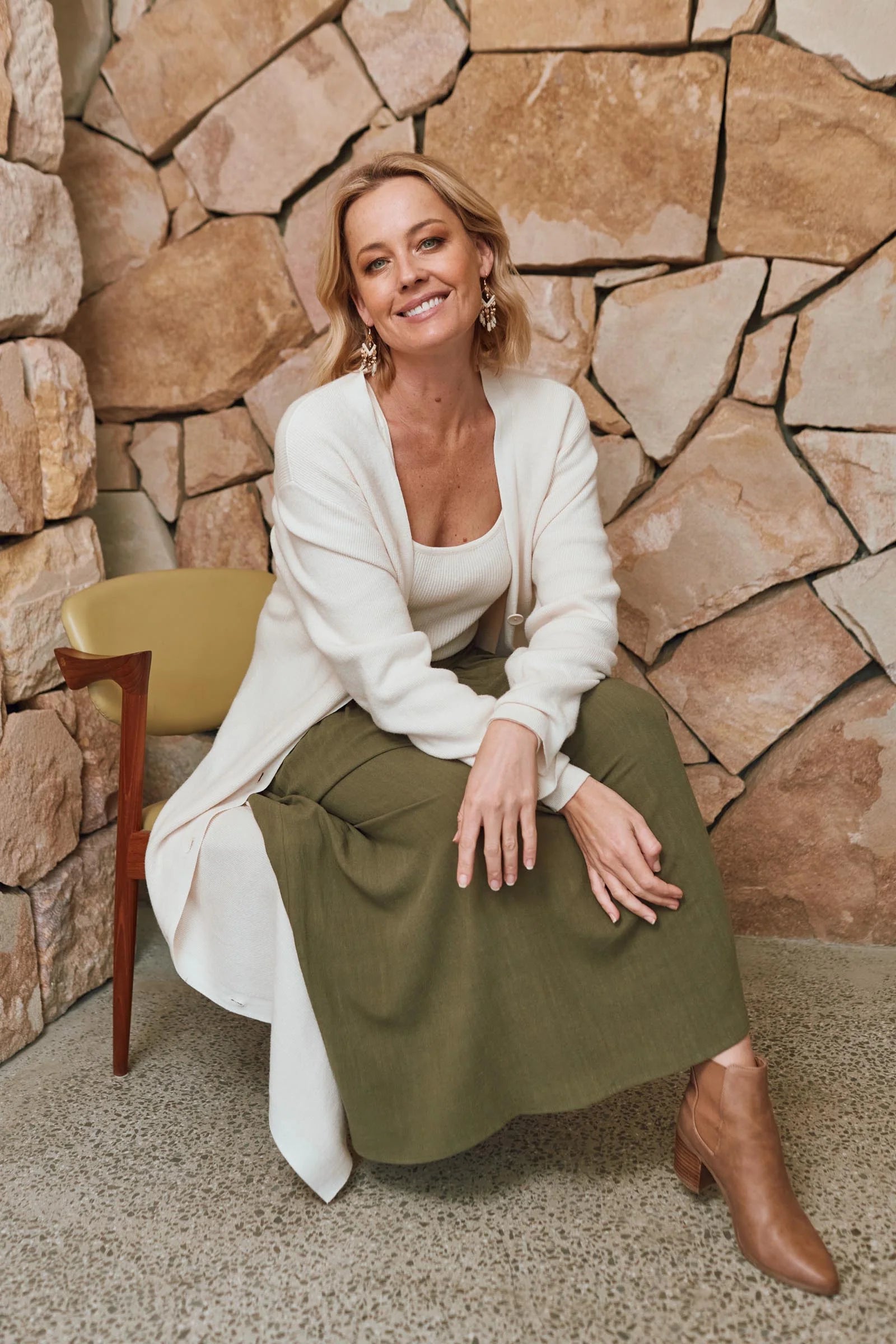 Twiggy Knit Top - Vanilla