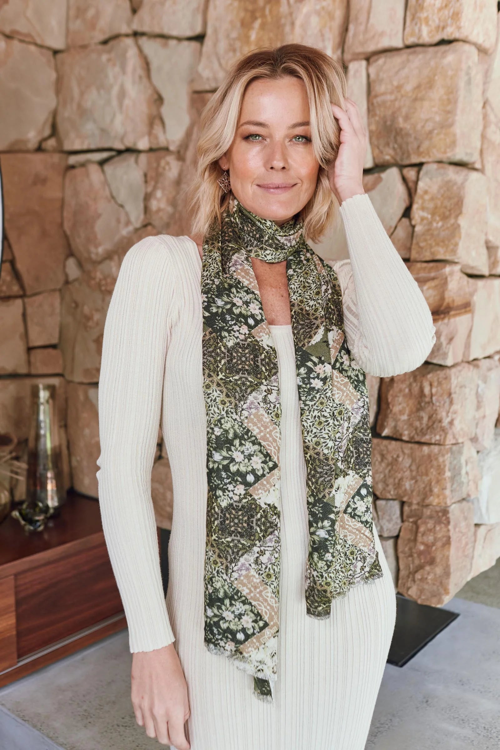 Twiggy Knit Dress - Vanilla