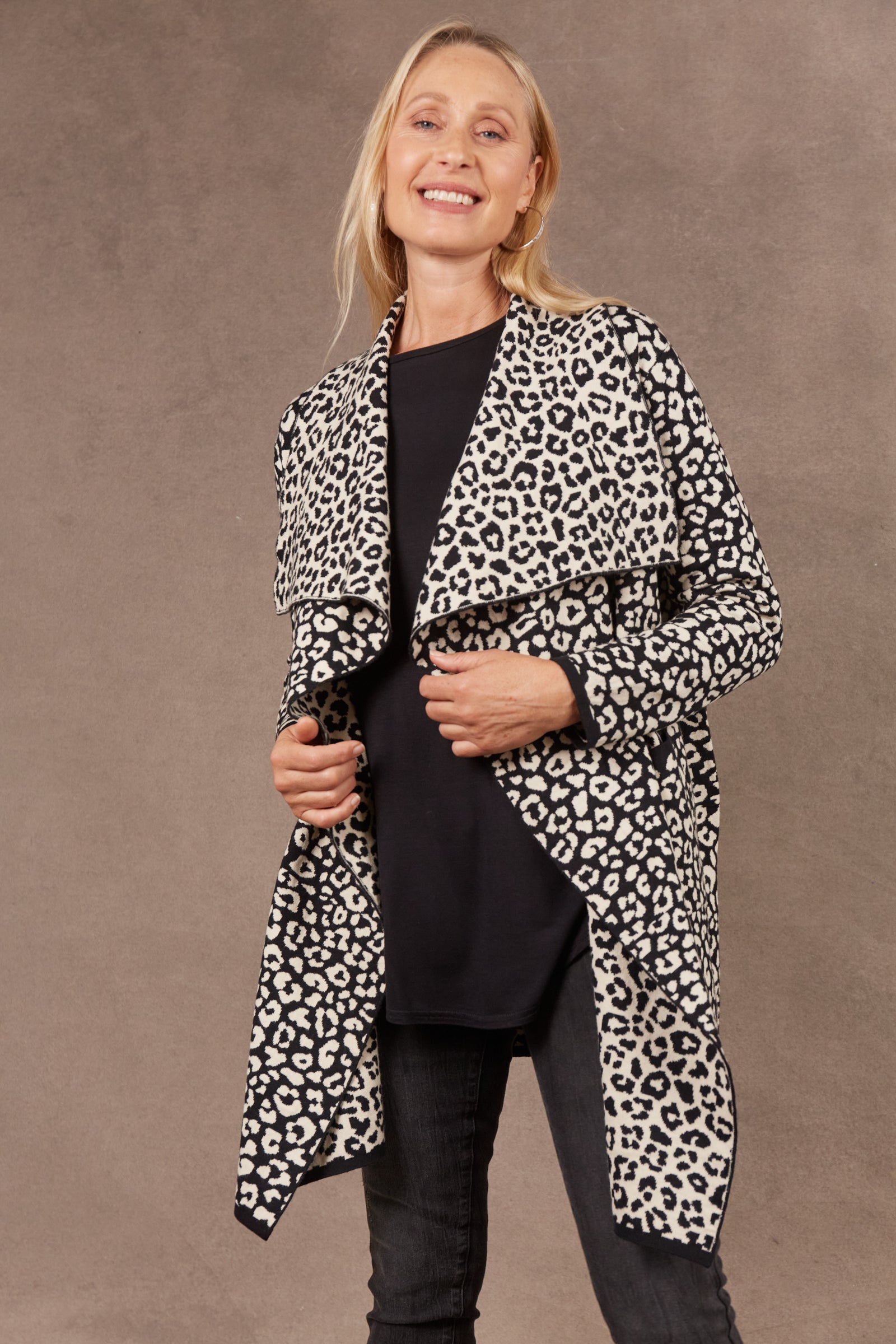 Pilbara Waterfall Cardigan - Vanilla