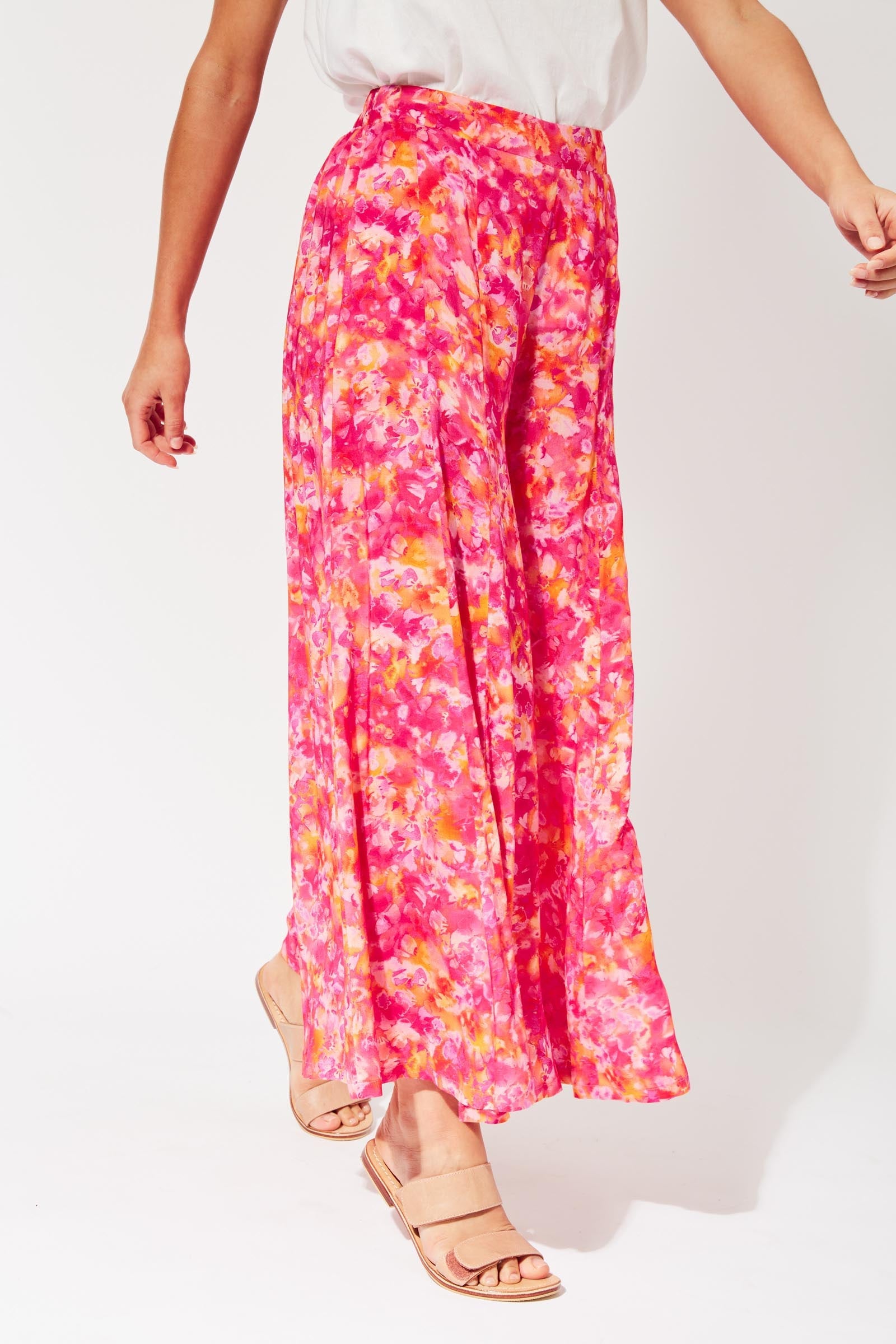 Zanzibar Crop Pant - Sangria - The Haven Co