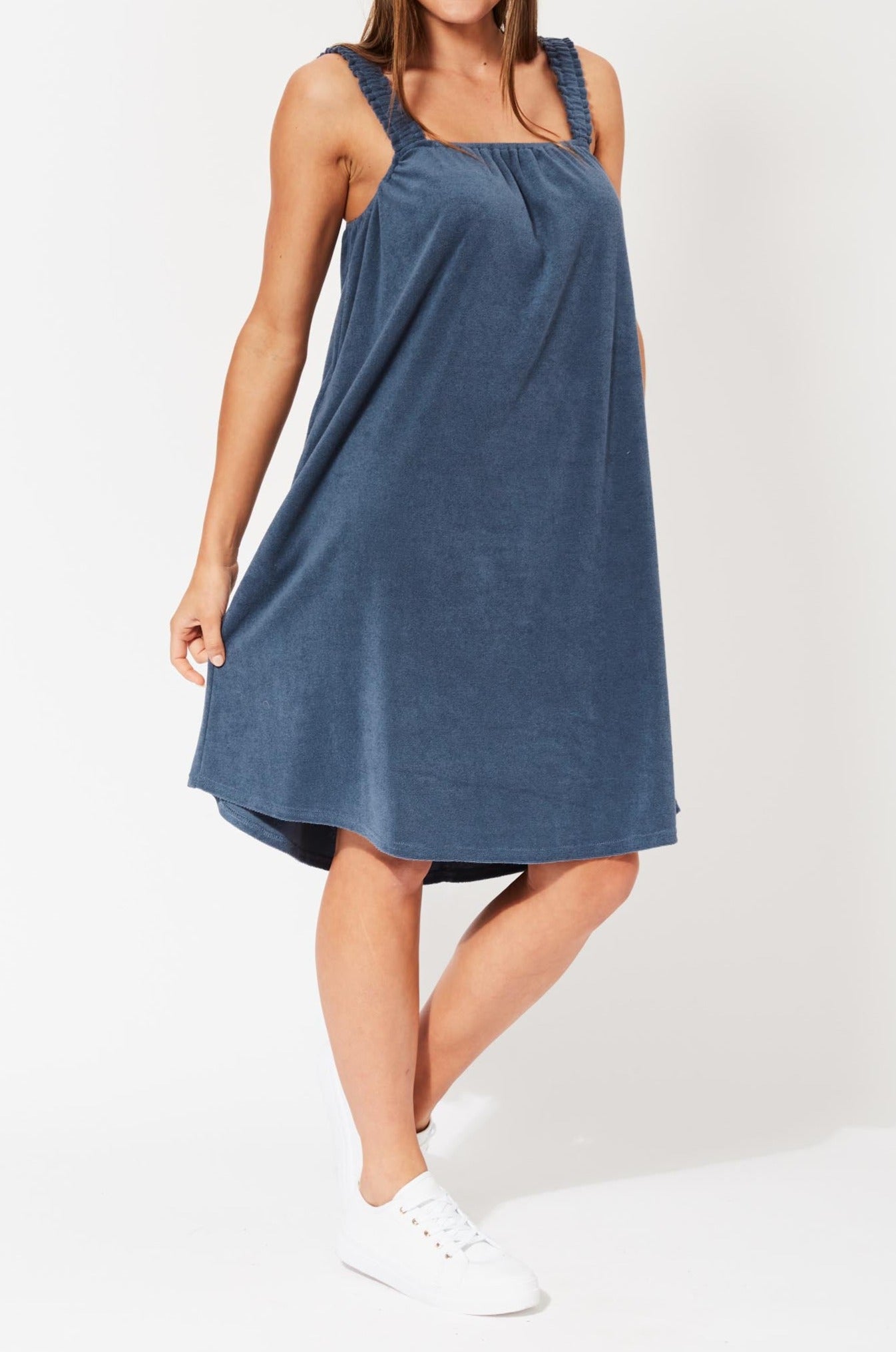 Maluku Tank Dress - Indigo - The Haven Co