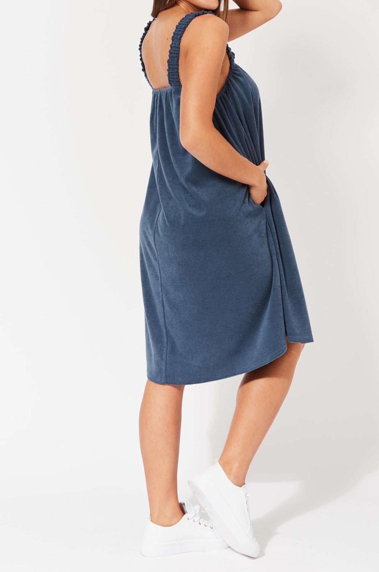 Maluku Tank Dress - Indigo - The Haven Co