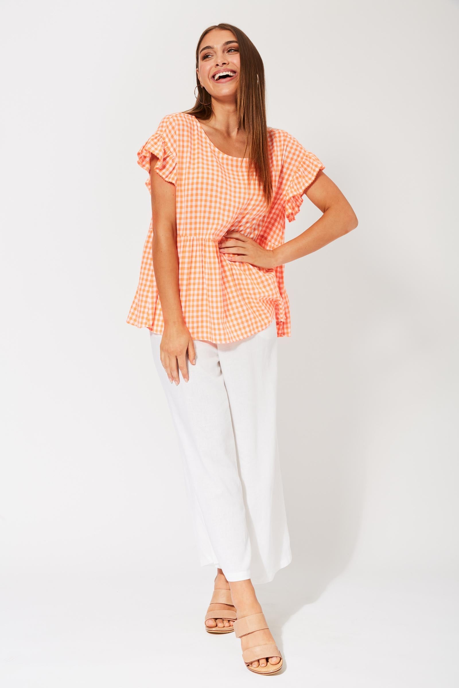 Rio Frill Top - Mango - The Haven Co