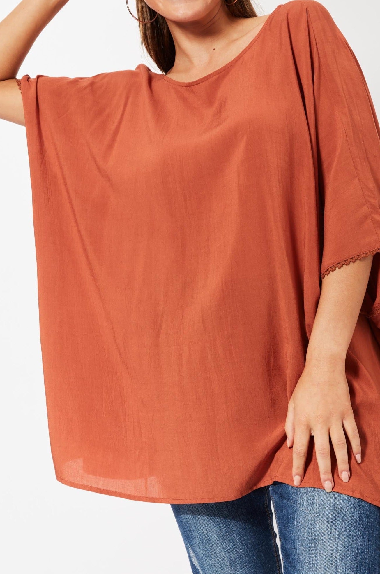 Saba Asymmetric Top - Rust - The Haven Co