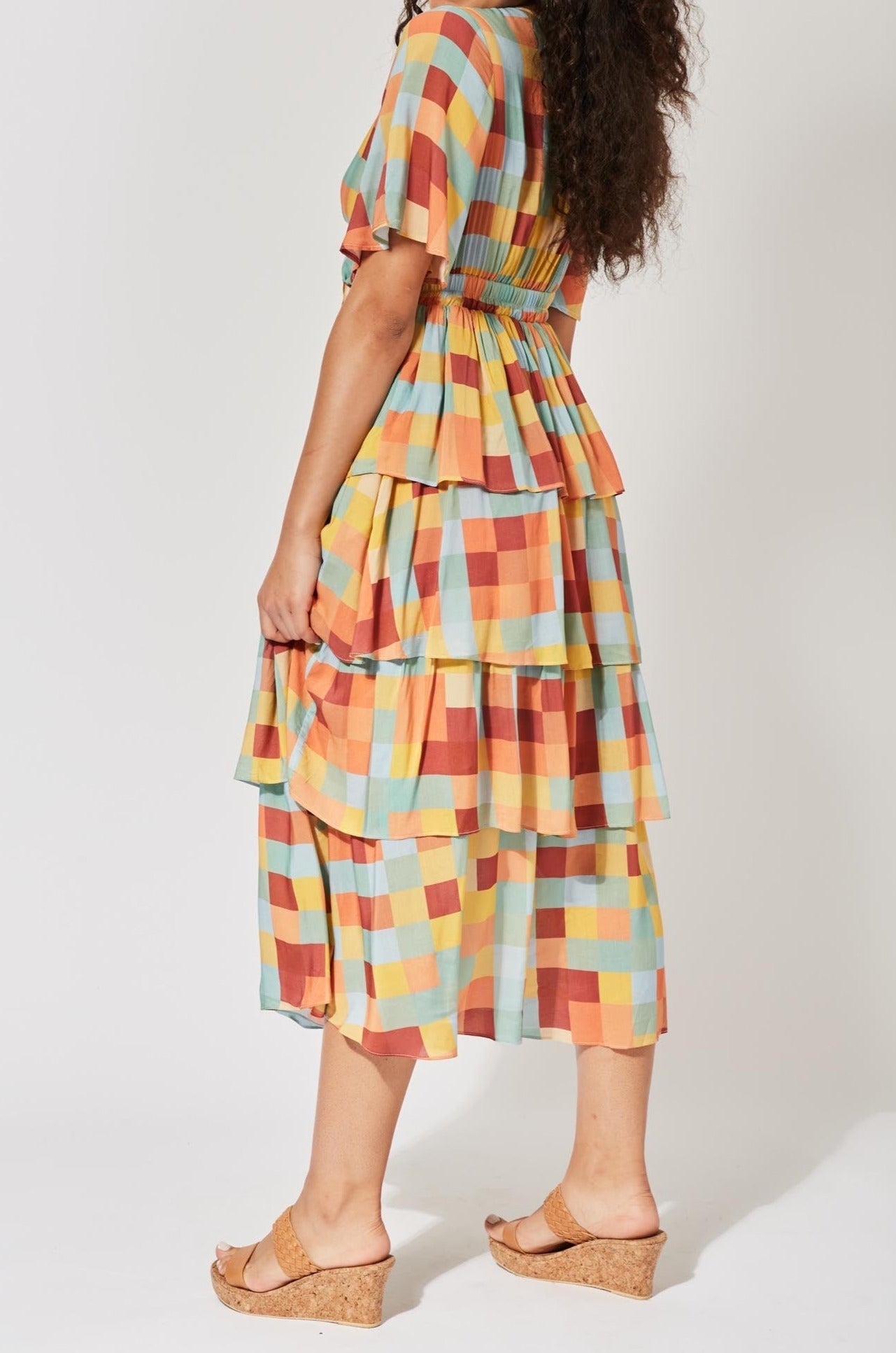 Saba Tiered Maxi - Sundowner - The Haven Co