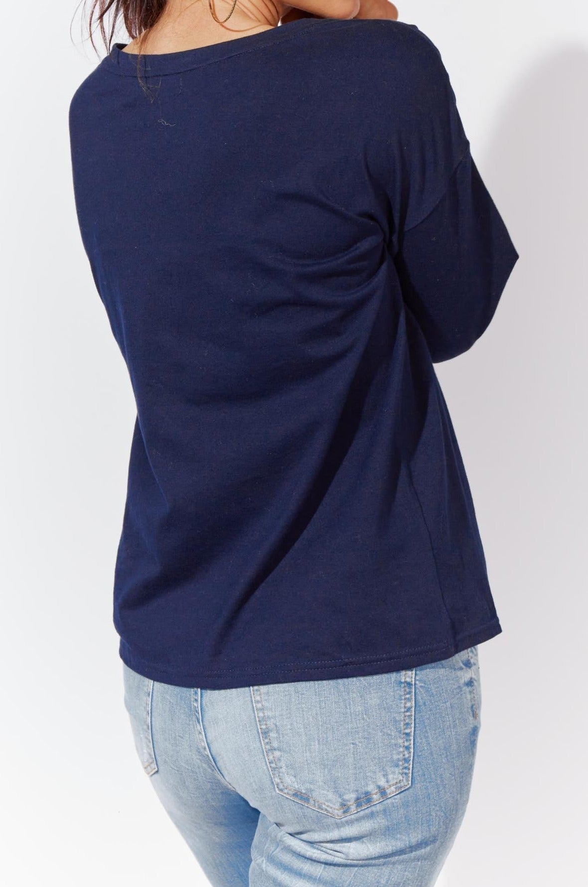 Haven Relax Tshirt - Indigo - The Haven Co