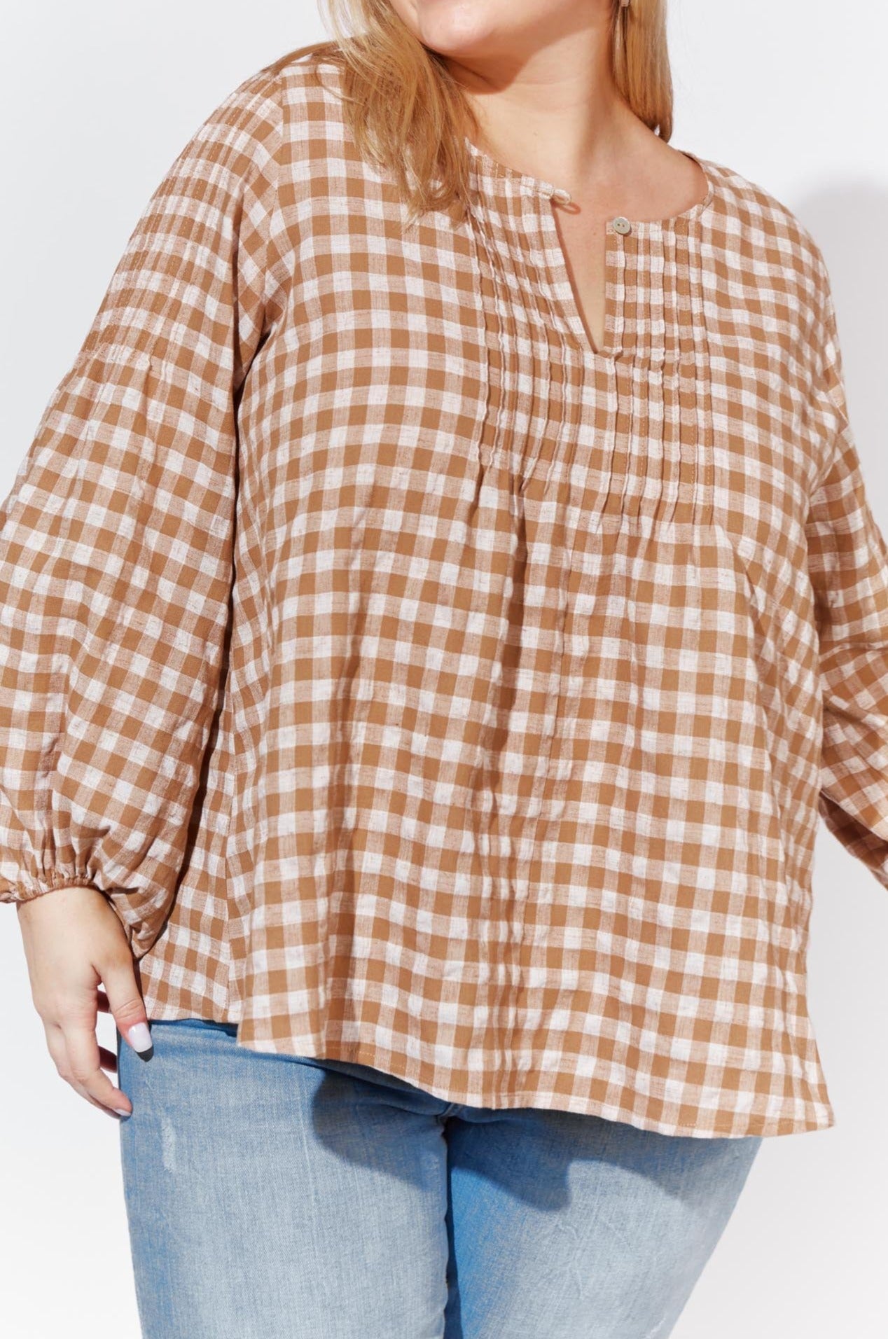 Oslo Blouse - Oak - The Haven Co