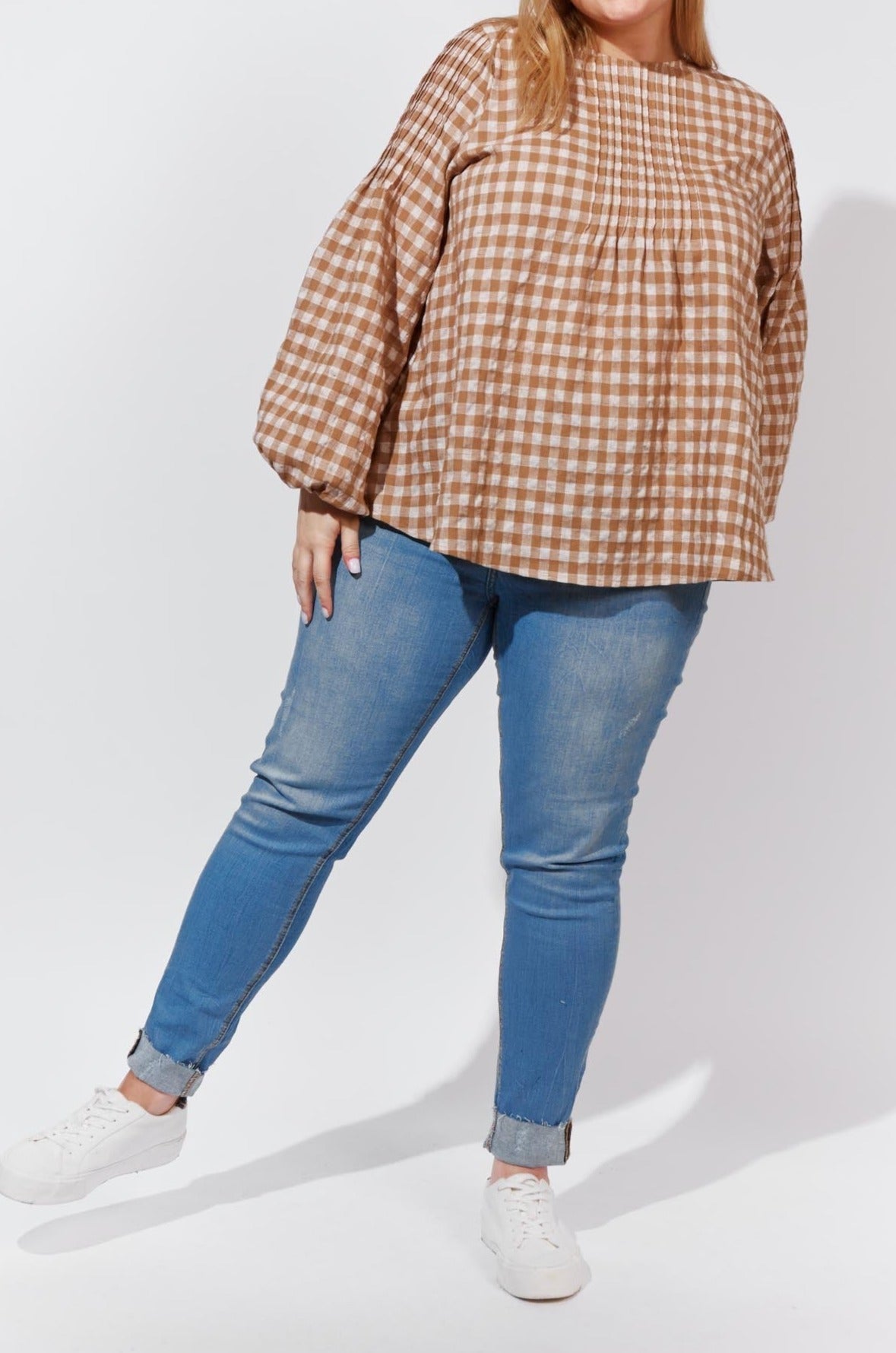 Oslo Blouse - Oak - The Haven Co