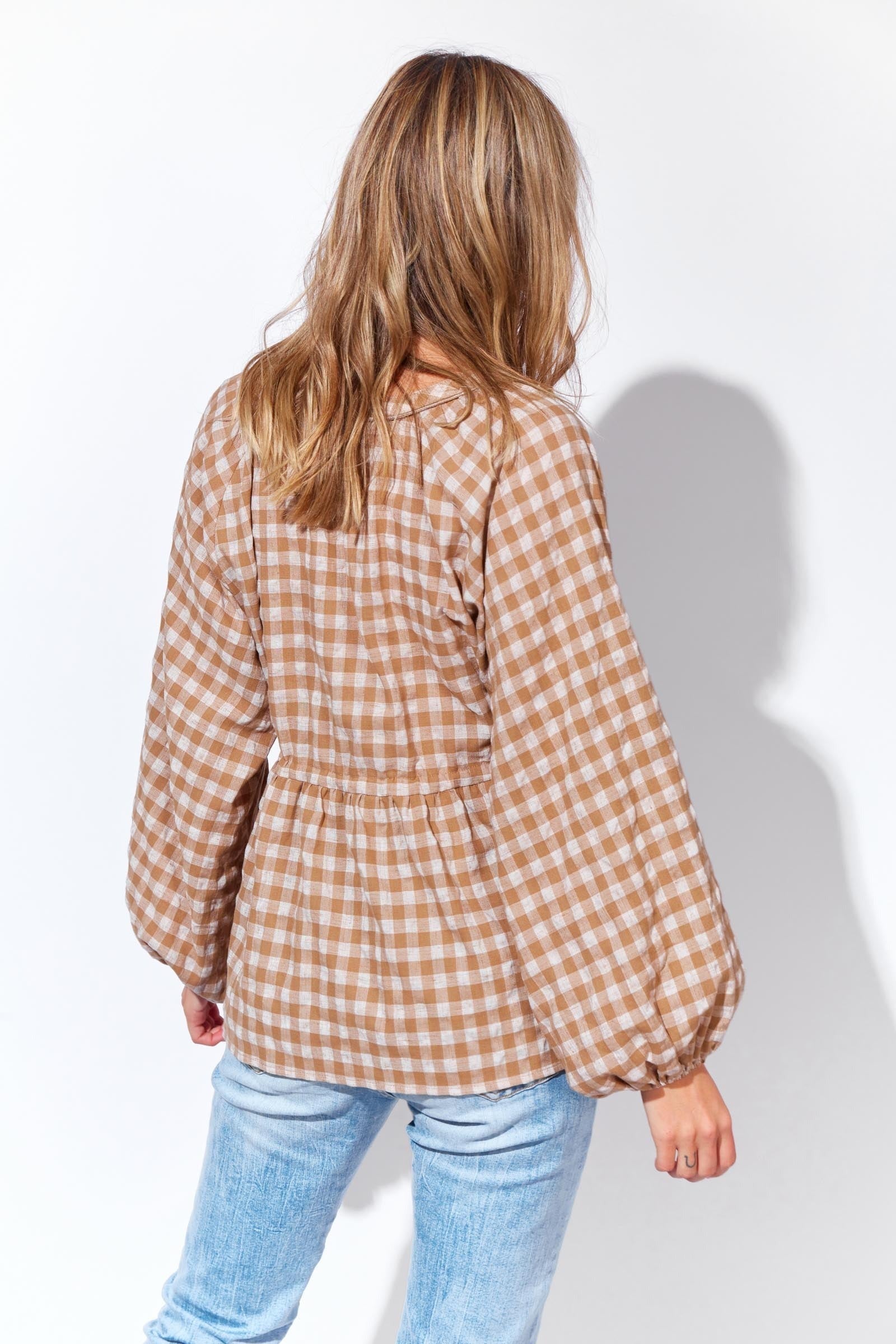 Oslo Tie Top - Oak - The Haven Co