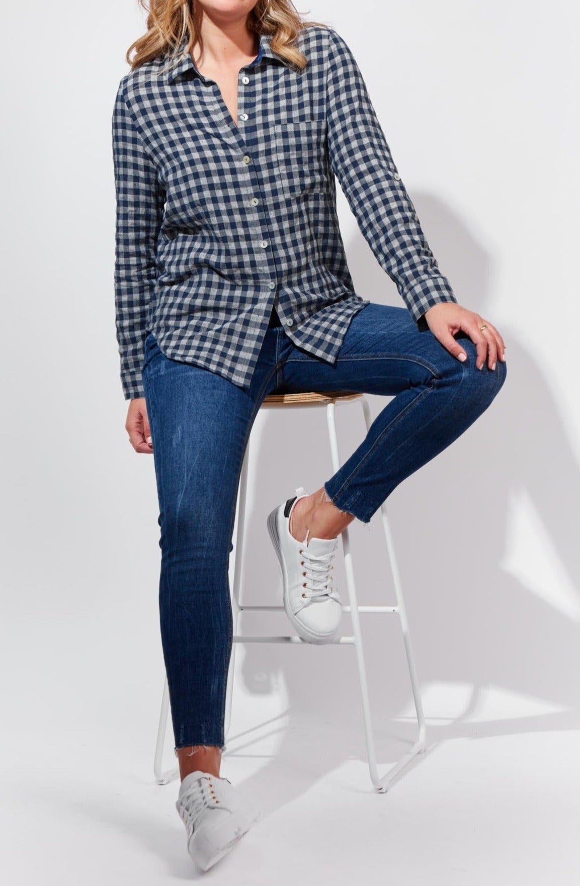 Oslo Shirt - Indigo - The Haven Co