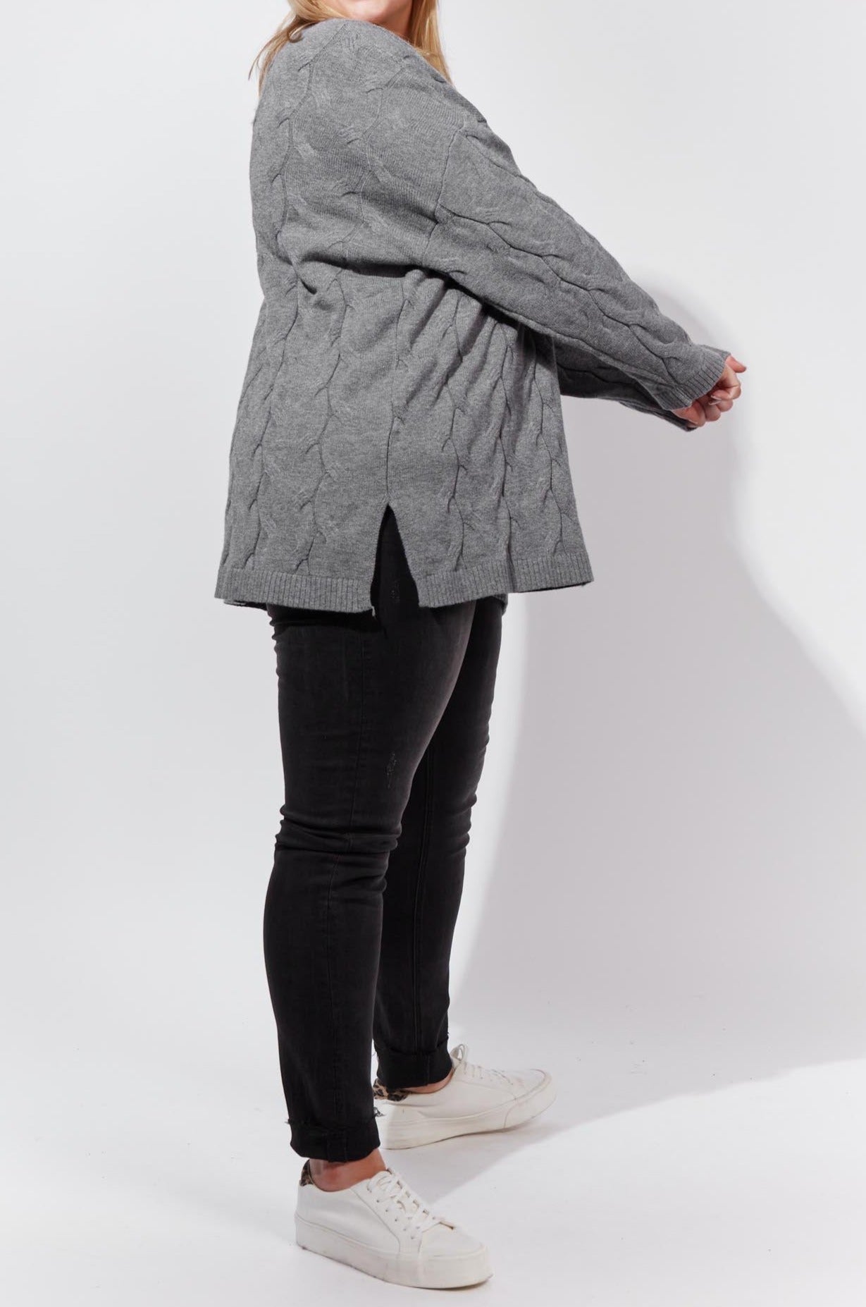 Tivoli Cable Knit - Nickel - The Haven Co