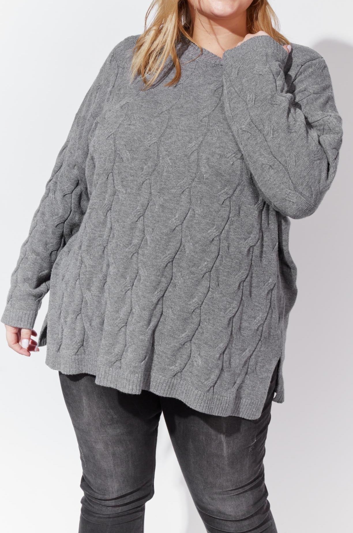 Tivoli Cable Knit - Nickel - The Haven Co