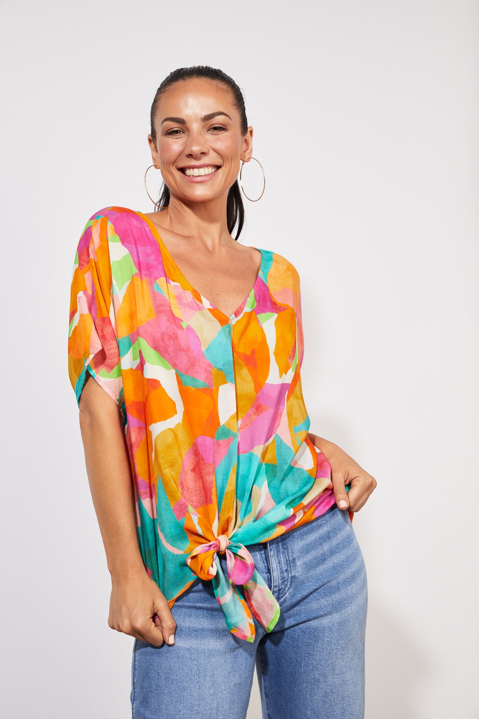 Tropicana Tie Top - Tropicana - The Haven Co