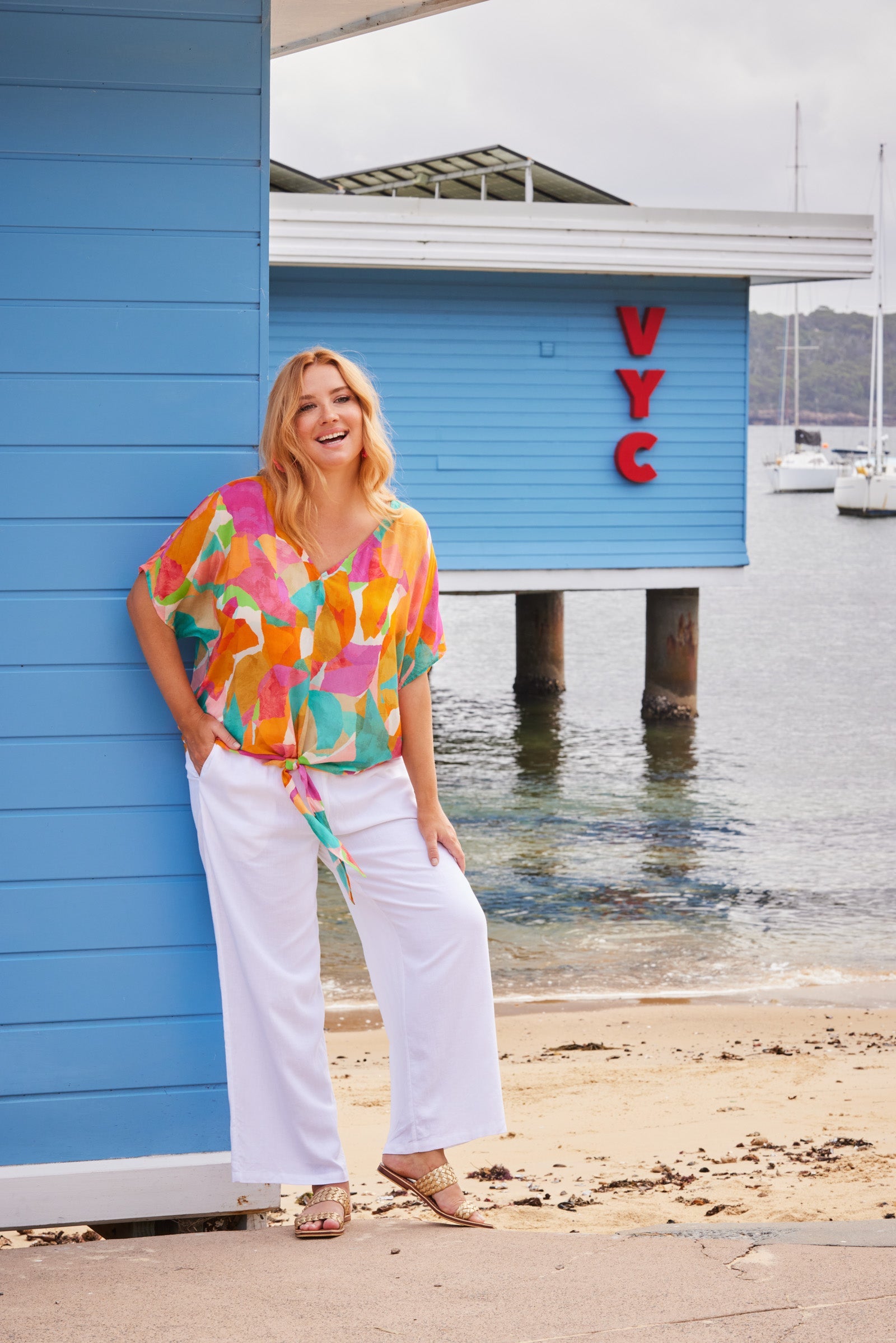 Tropicana Tie Top - Tropicana - The Haven Co