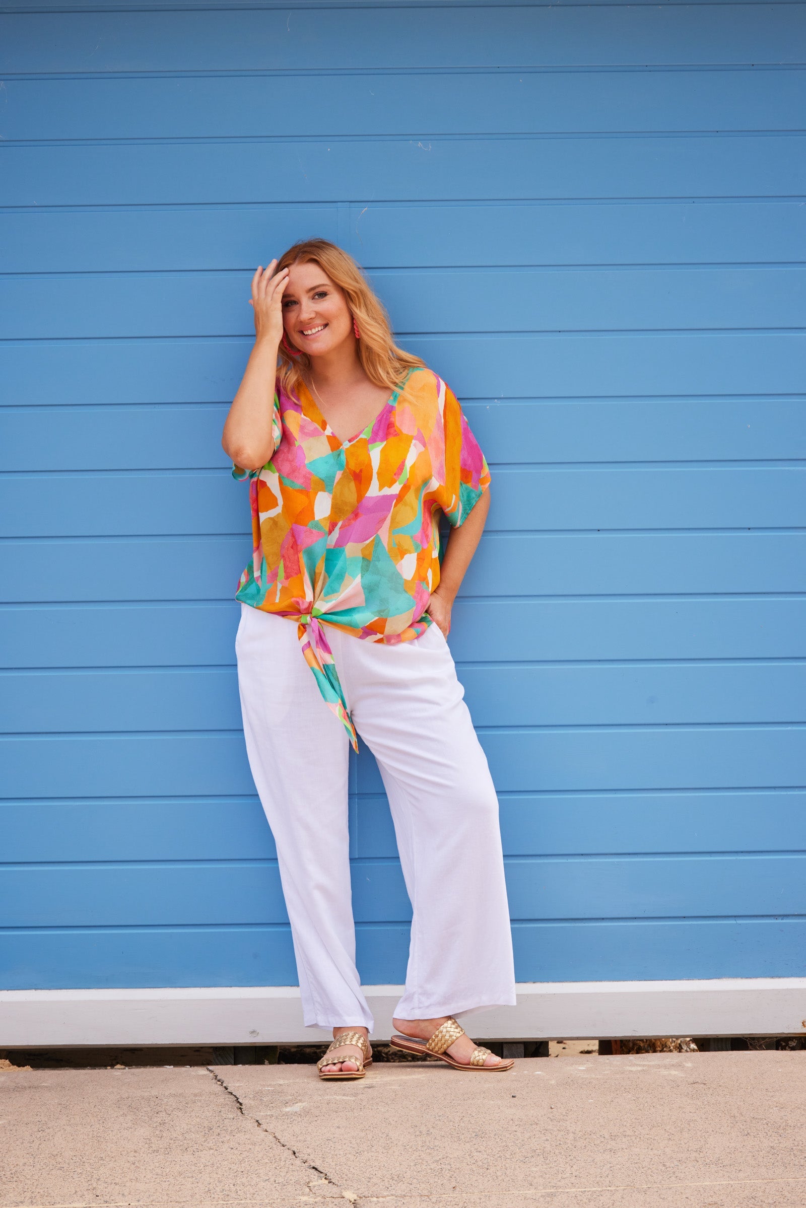 Tropicana Tie Top - Tropicana - The Haven Co