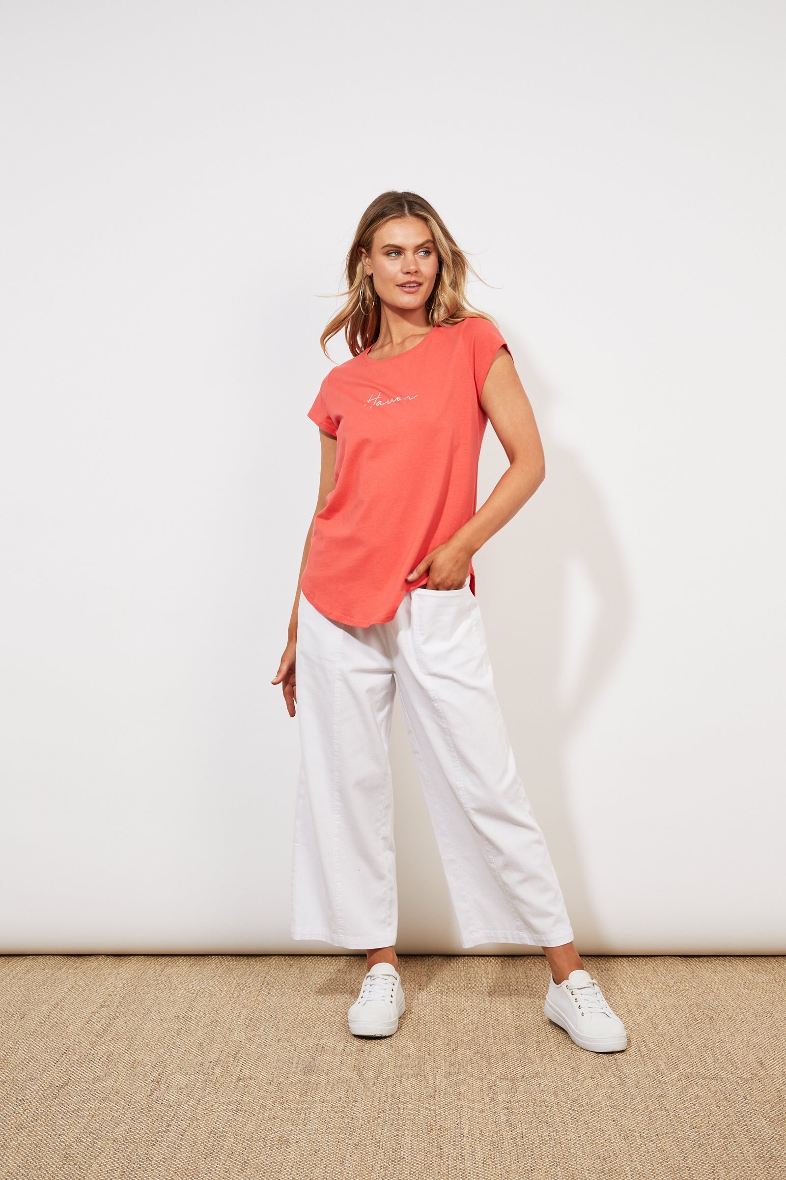 Maho Tshirt - Coral - The Haven Co