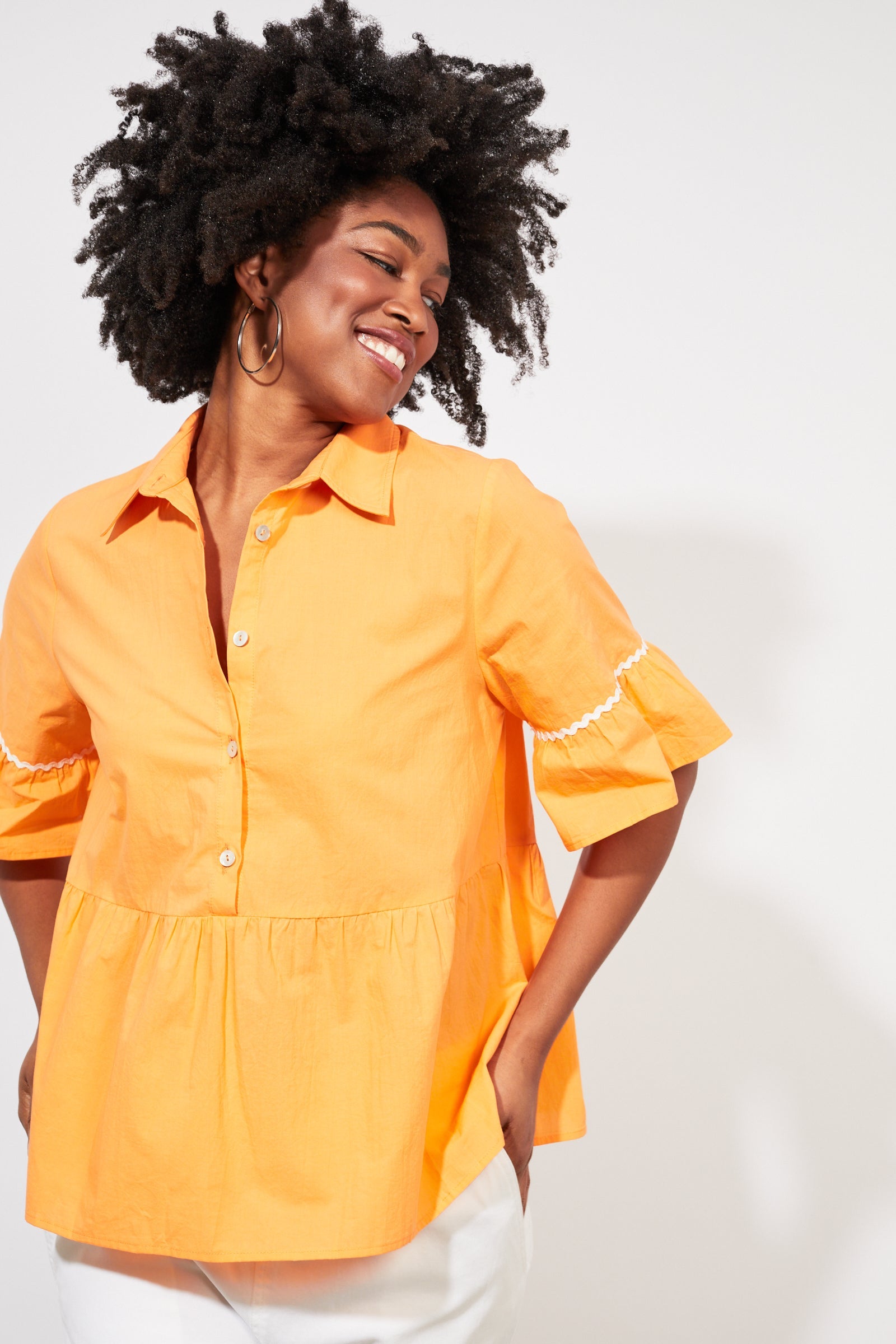 Oahu Shirt - Mango - The Haven Co