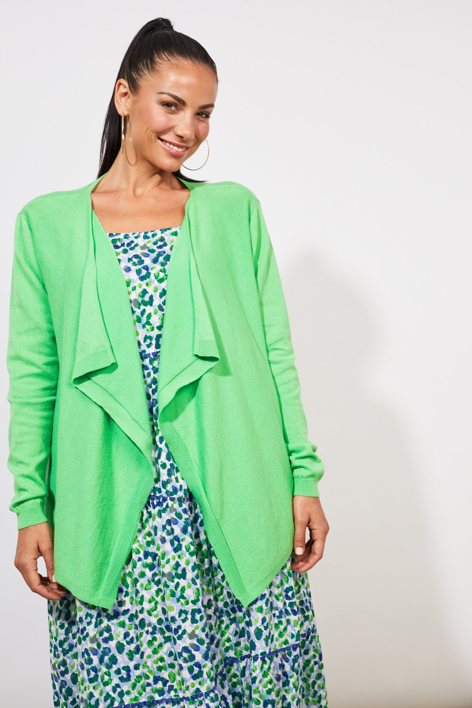 Oahu Cardigan - Limeade - The Haven Co