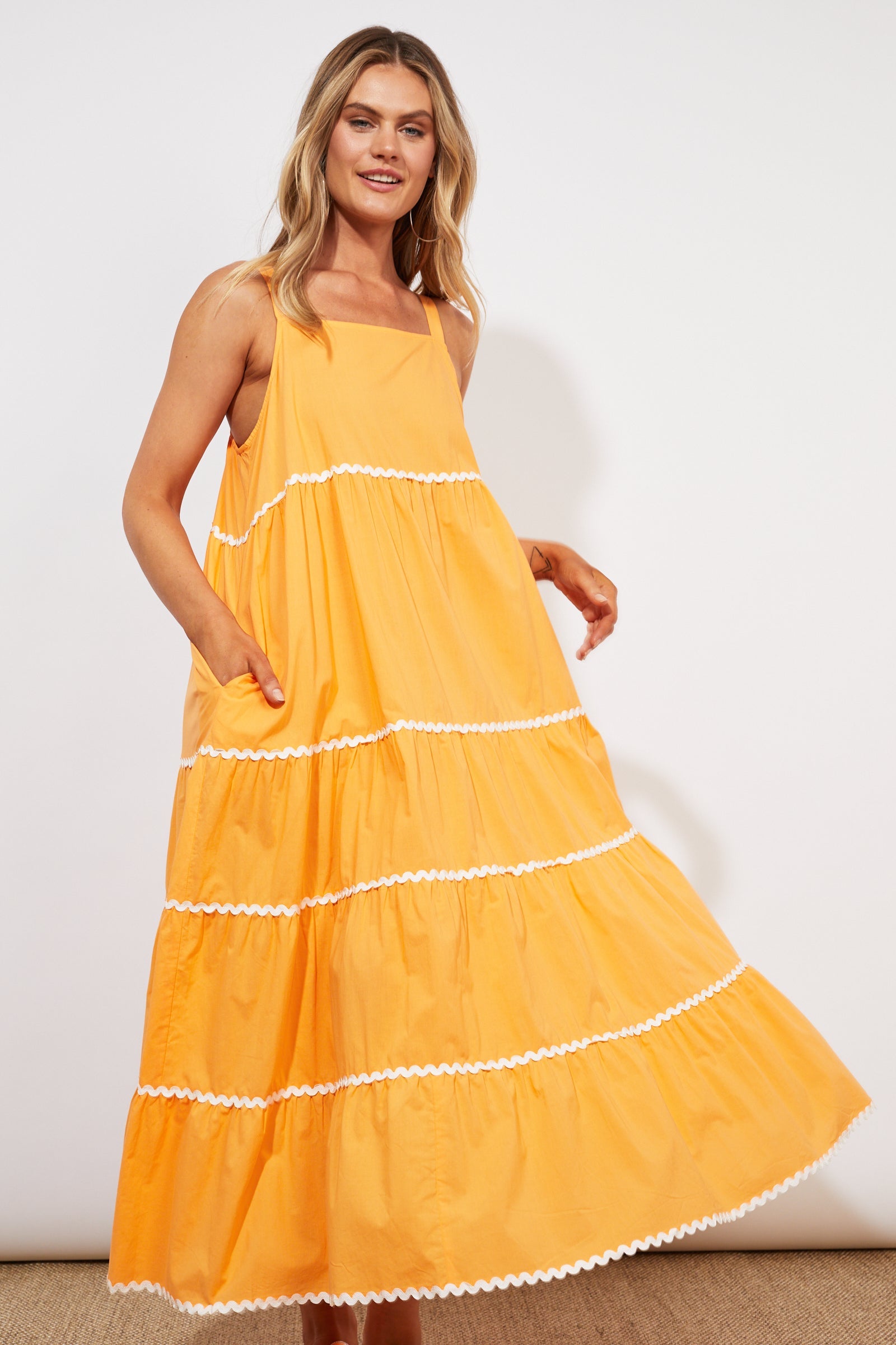 Oahu Tank Maxi - Mango - The Haven Co