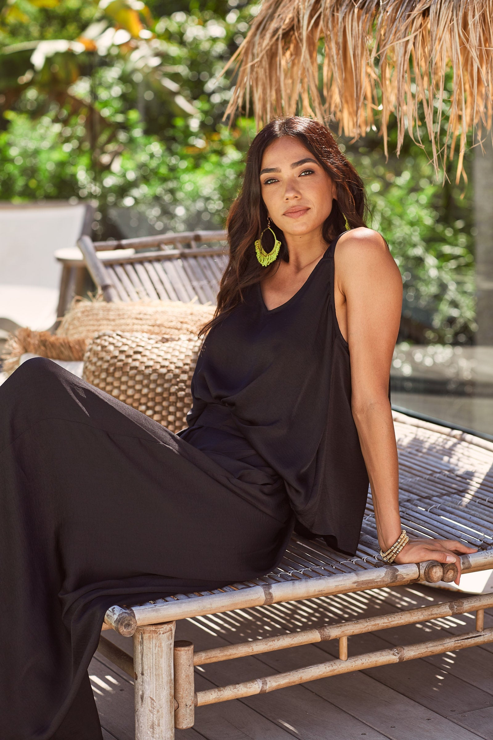 Barbados Tie Tank - Jet - The Haven Co