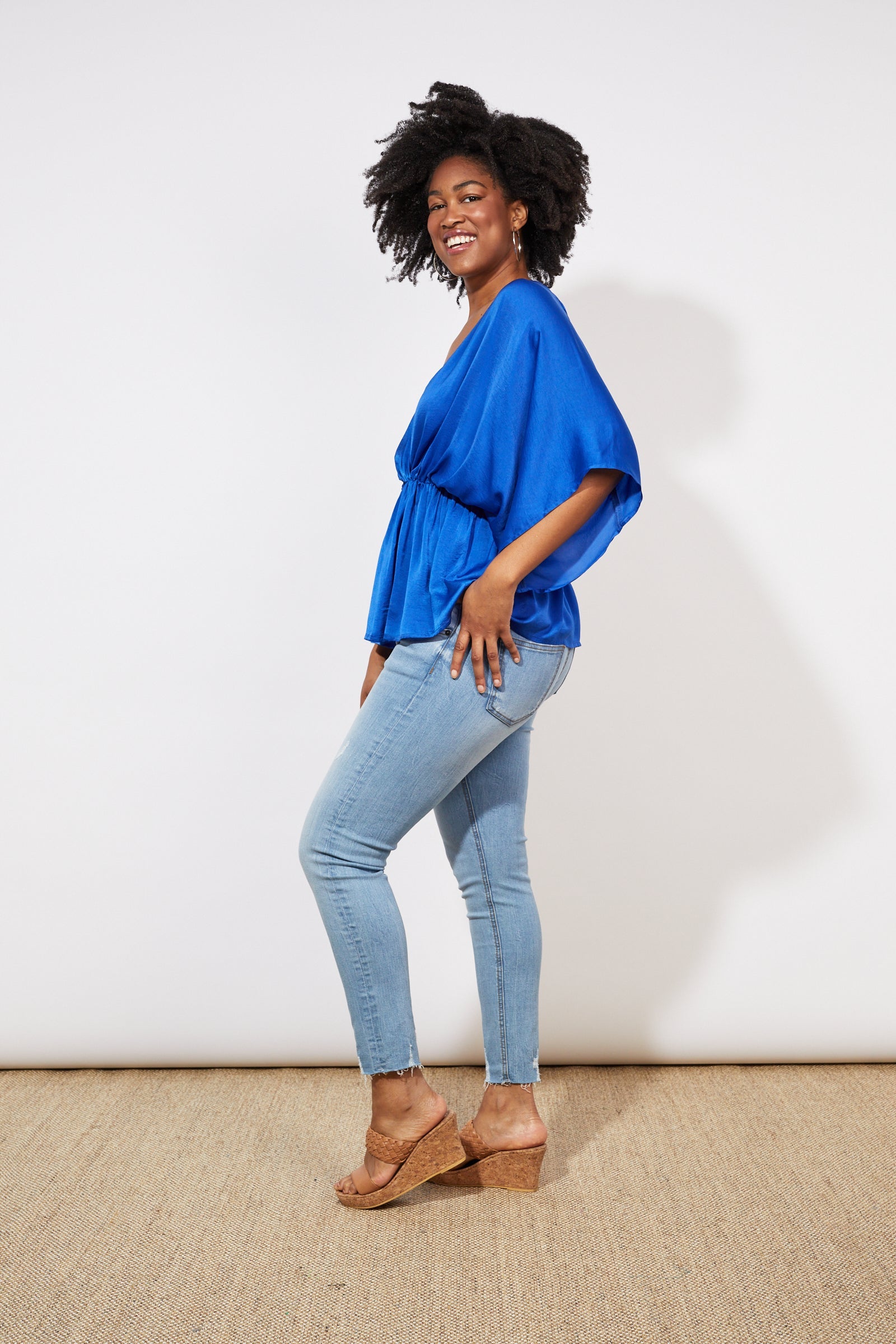 Barbados Top - Cobalt - The Haven Co
