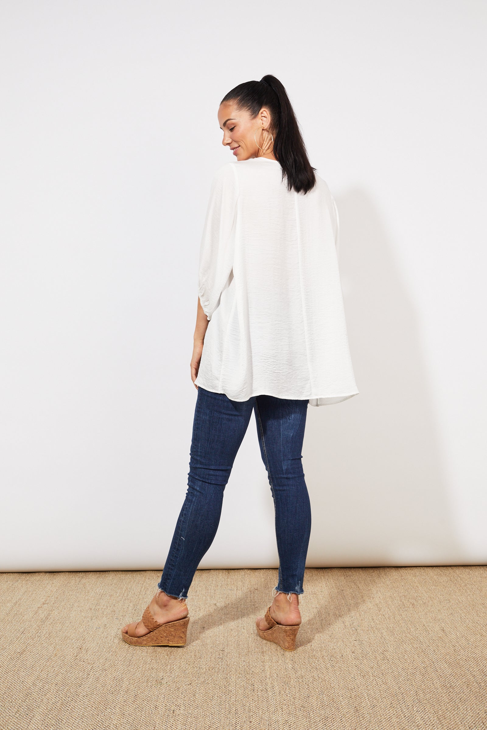 Barbados Relax Top - Coconut - The Haven Co