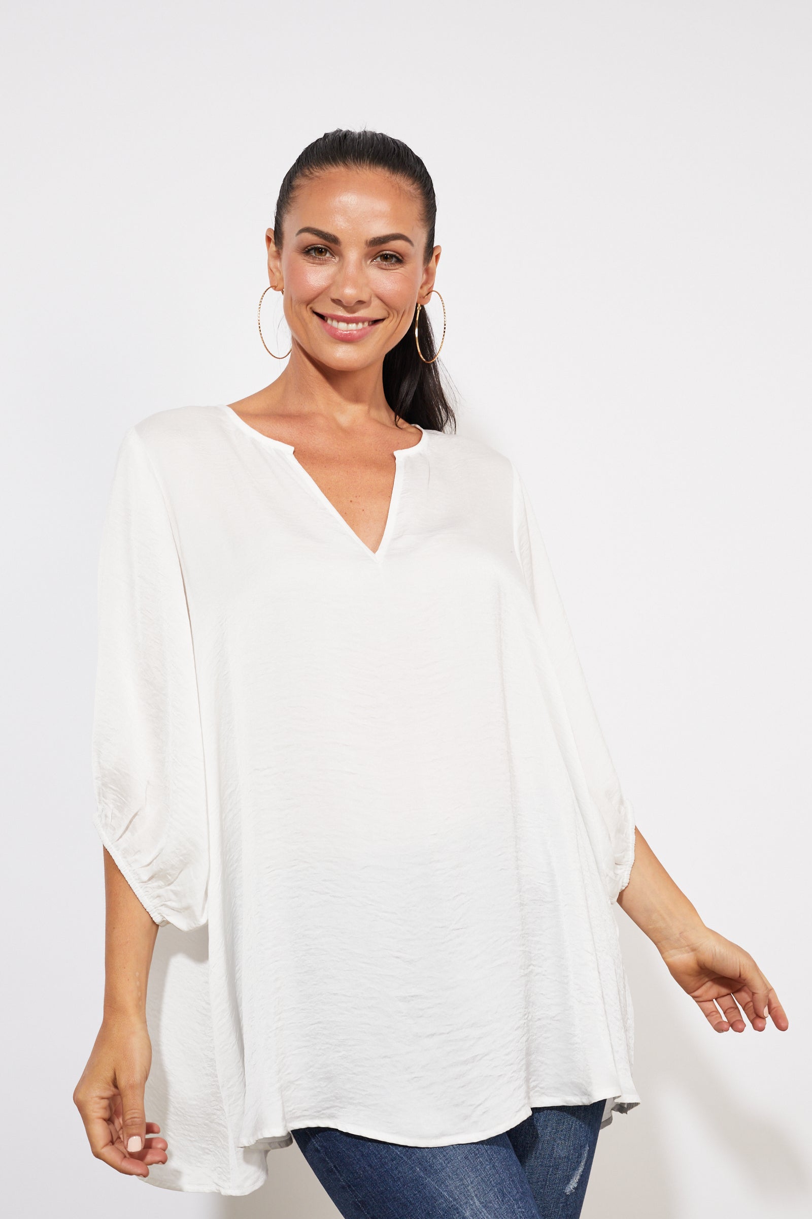 Barbados Relax Top - Coconut - The Haven Co