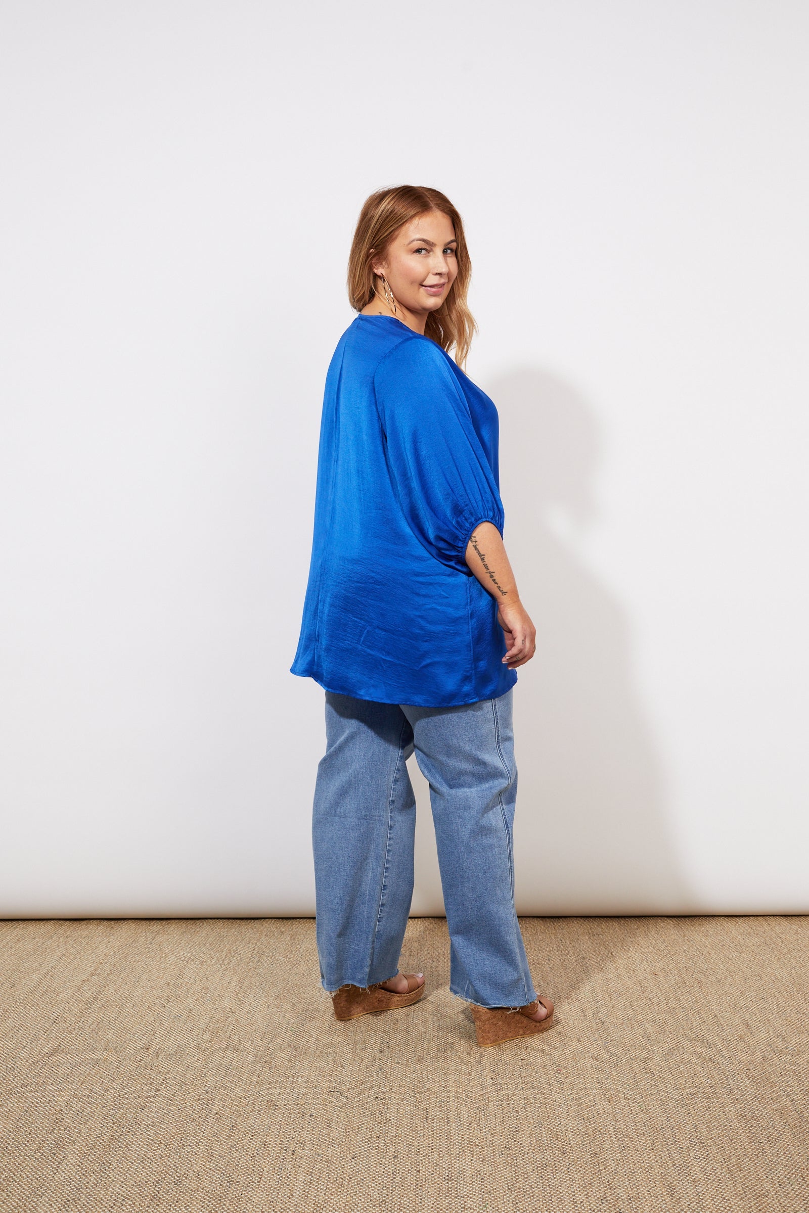 Barbados Relax Top - Cobalt - The Haven Co