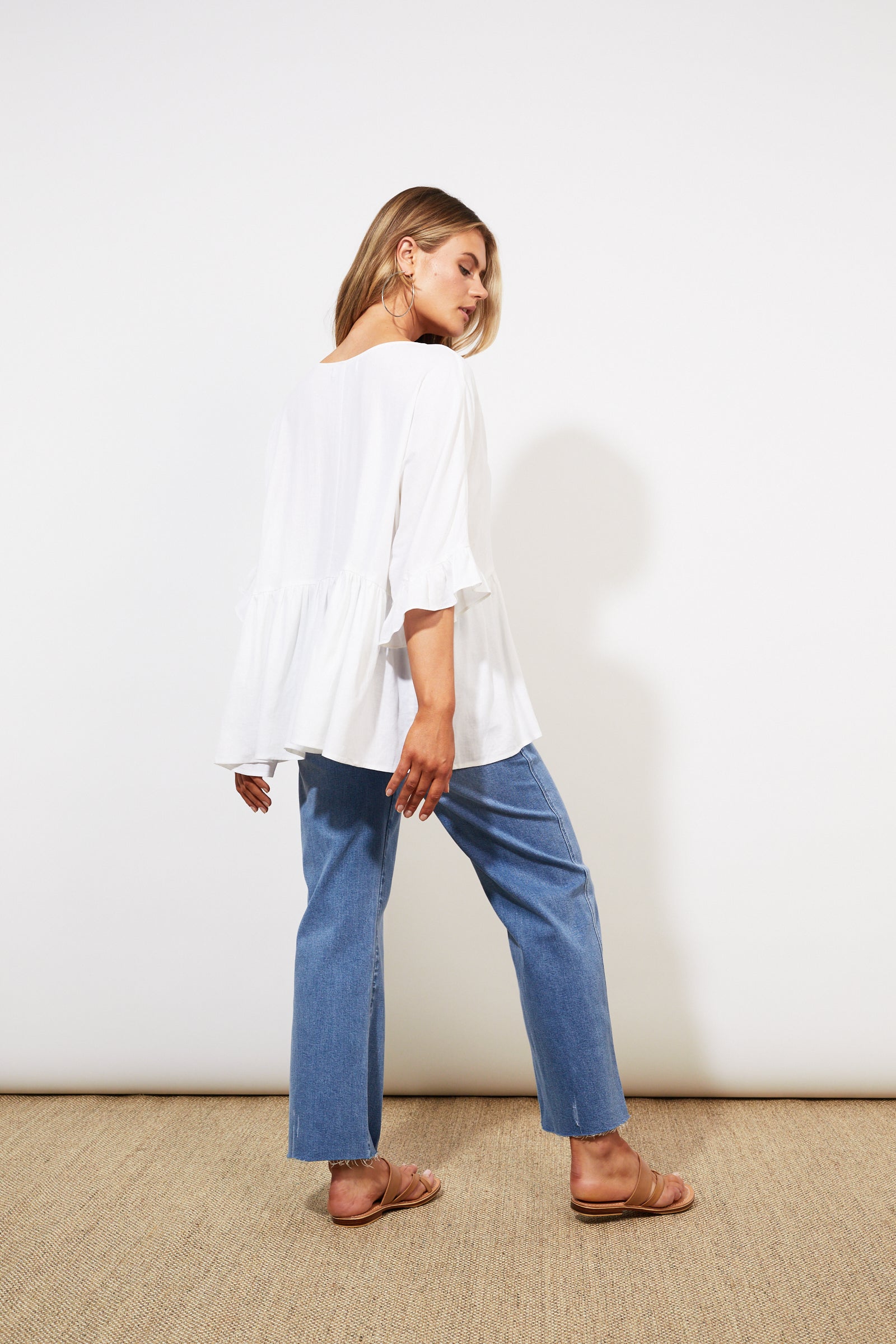 Tanna Relax Top - Coconut - The Haven Co