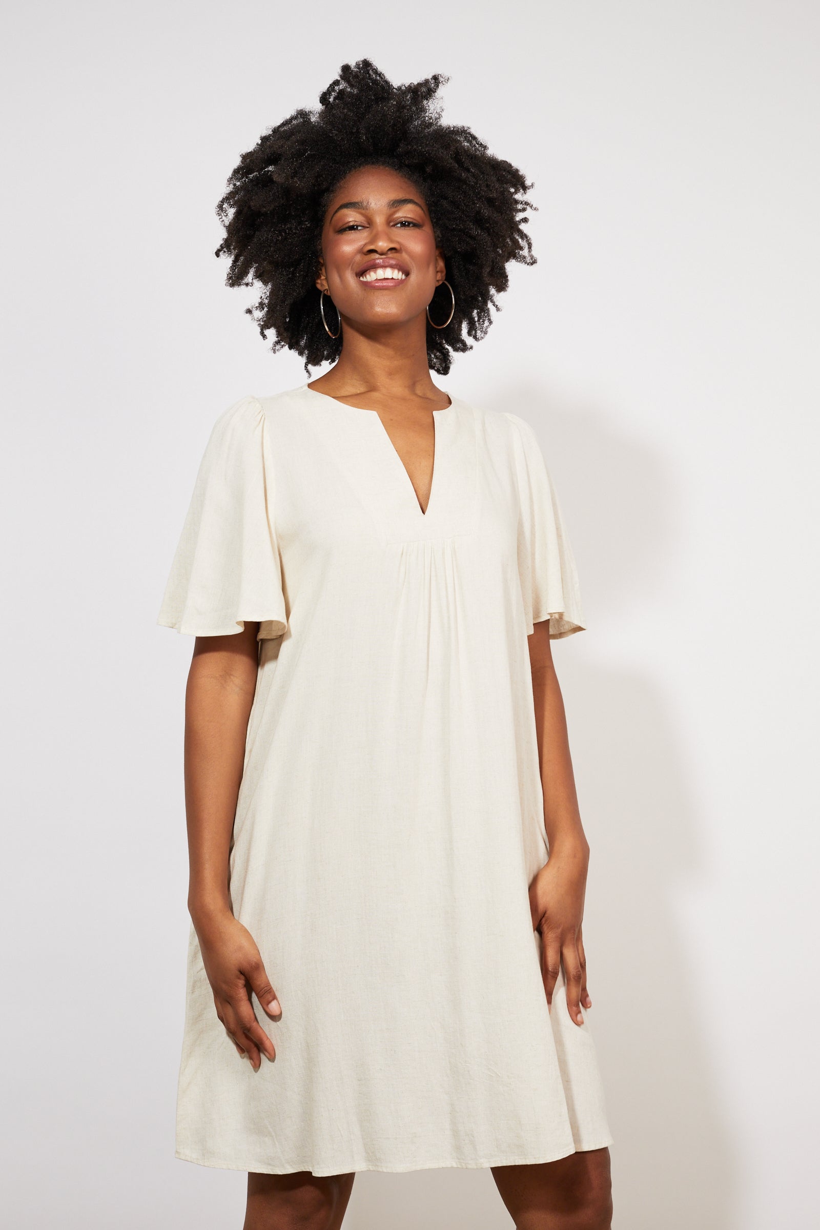 Tanna Dress - Sand - The Haven Co