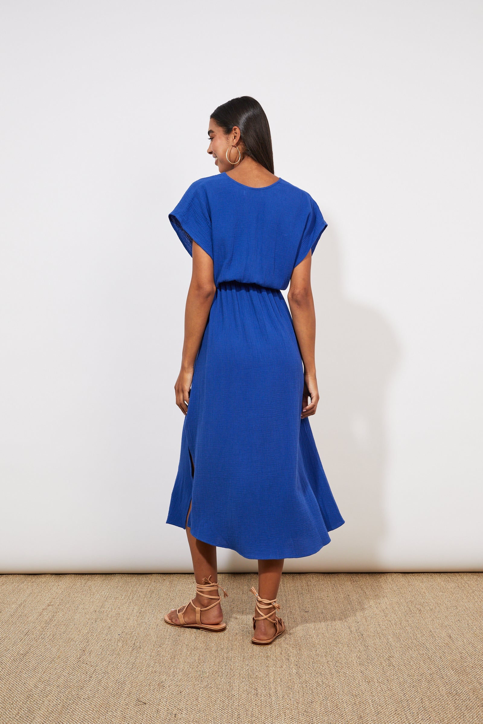 Tulum Wrap Dress - Cobalt - The Haven Co