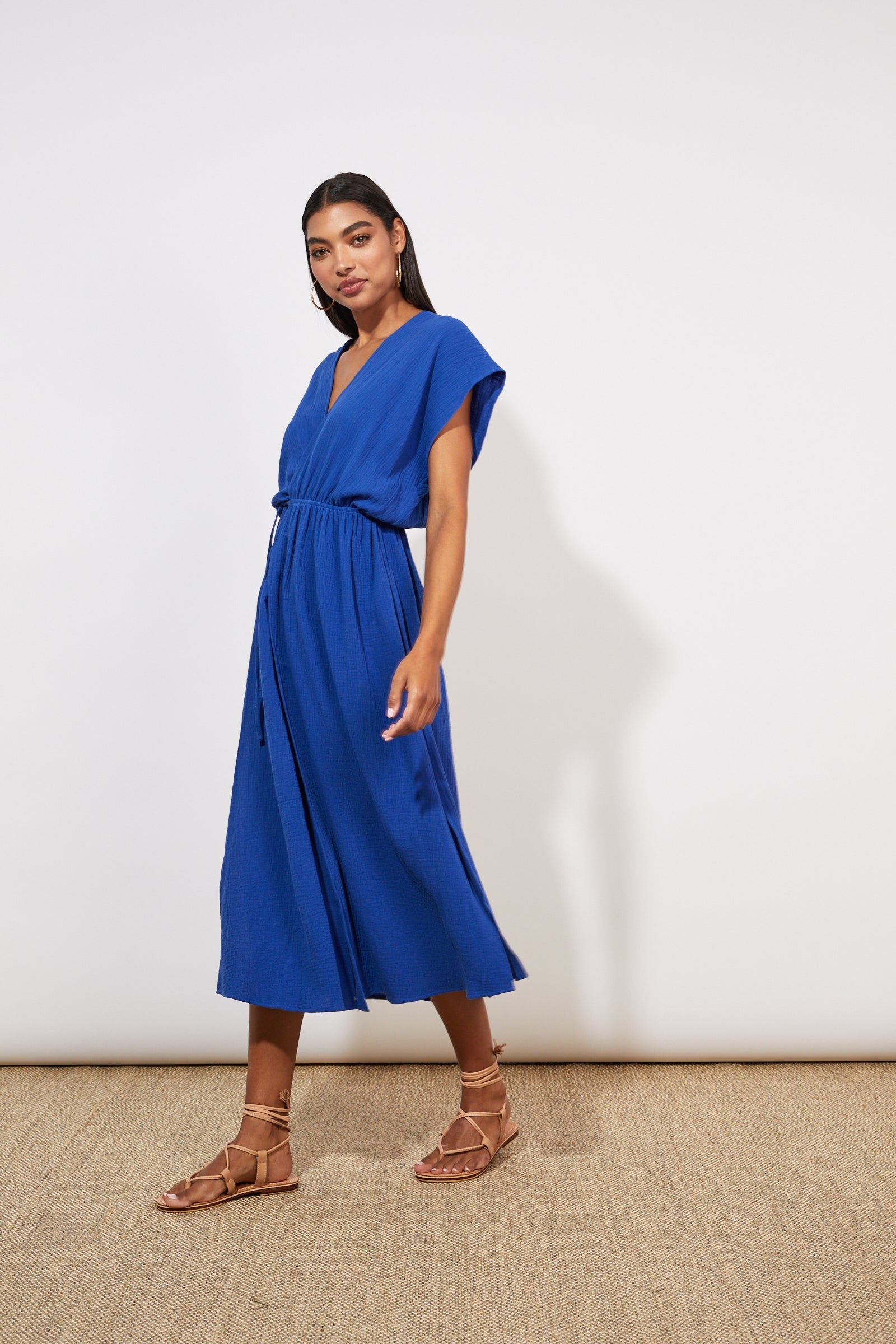 Tulum Wrap Dress - Cobalt - The Haven Co