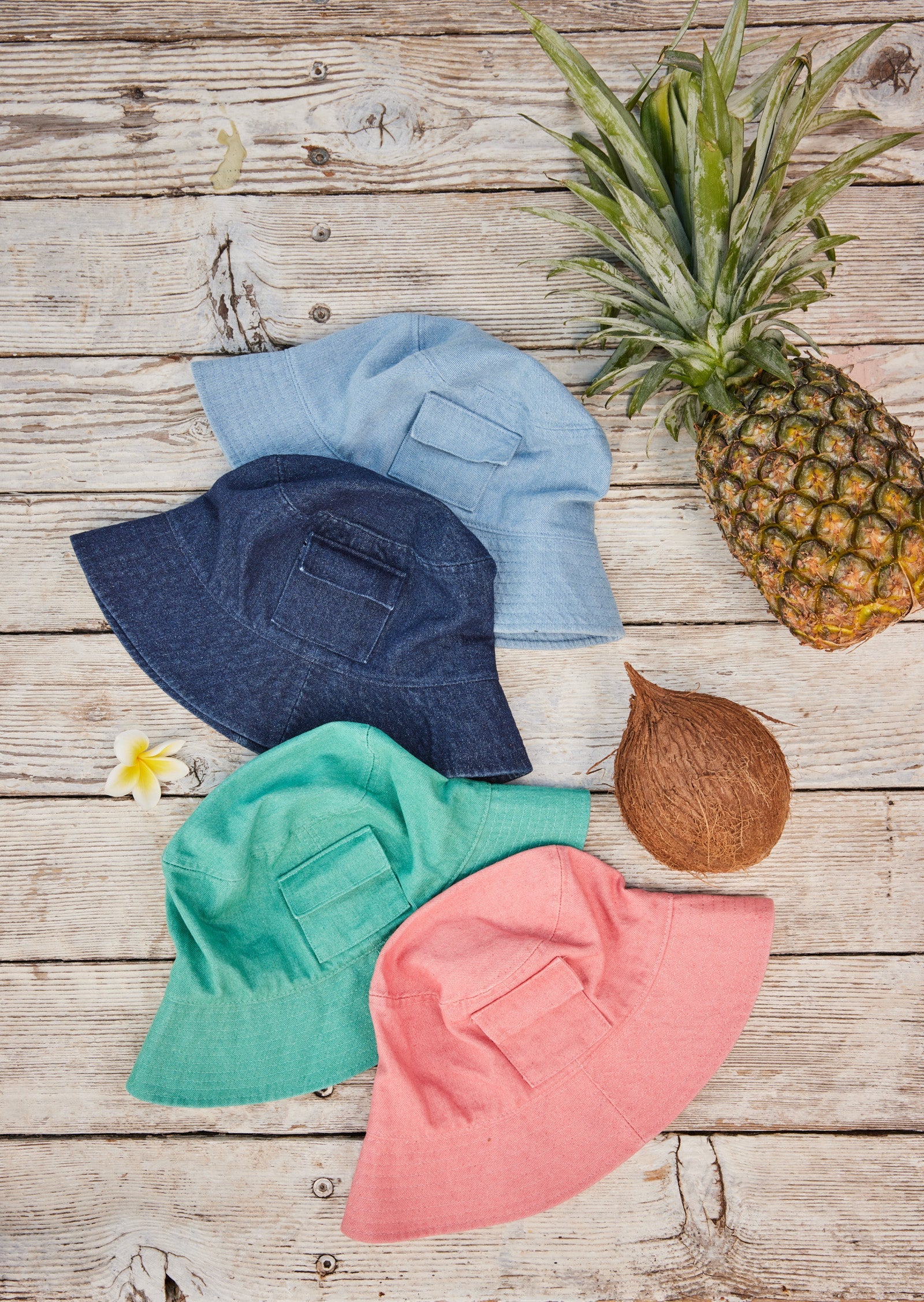 Cayman Bucket Hat - Seagreen - The Haven Co