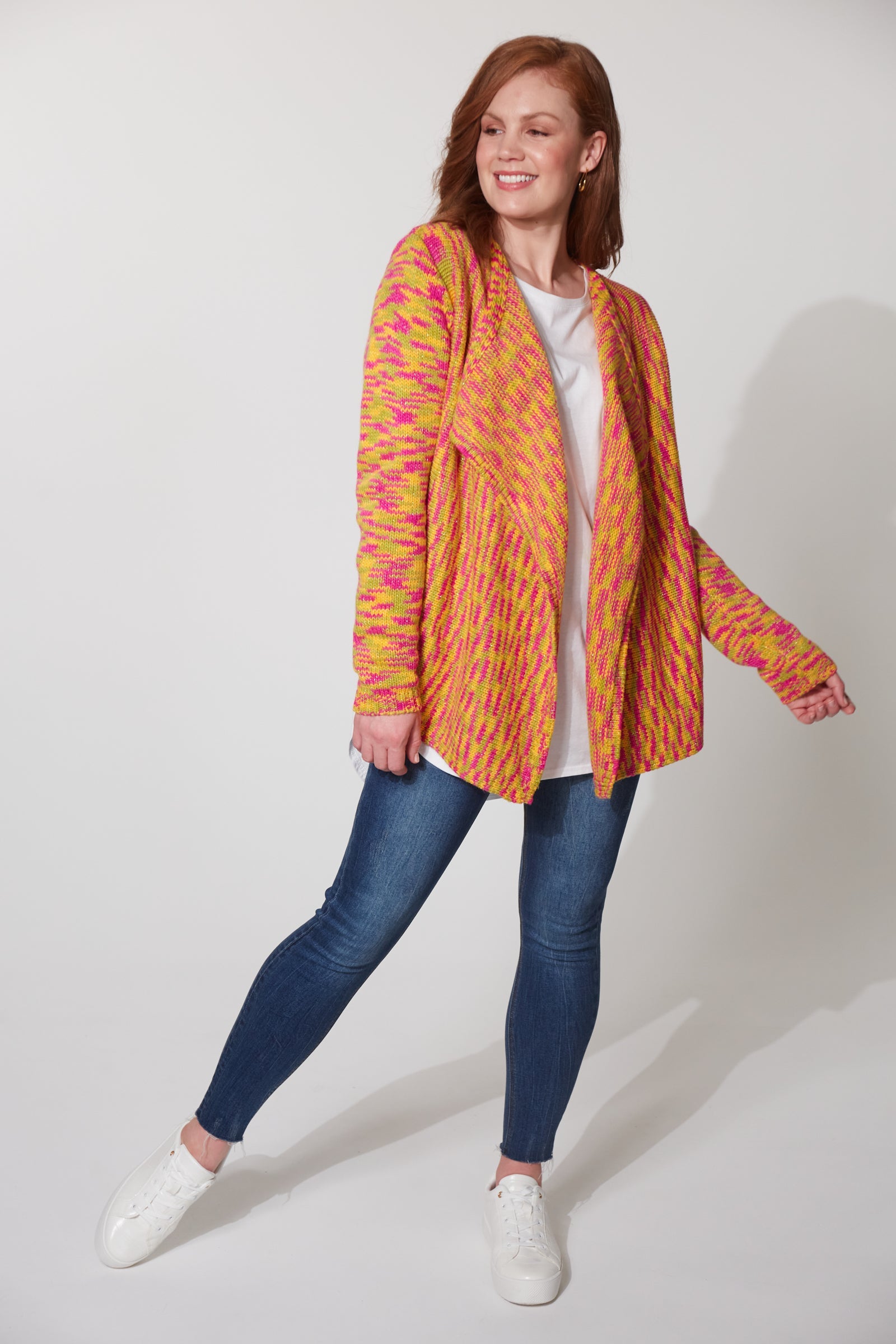 Paxson Cardigan - Rhubarb - The Haven Co