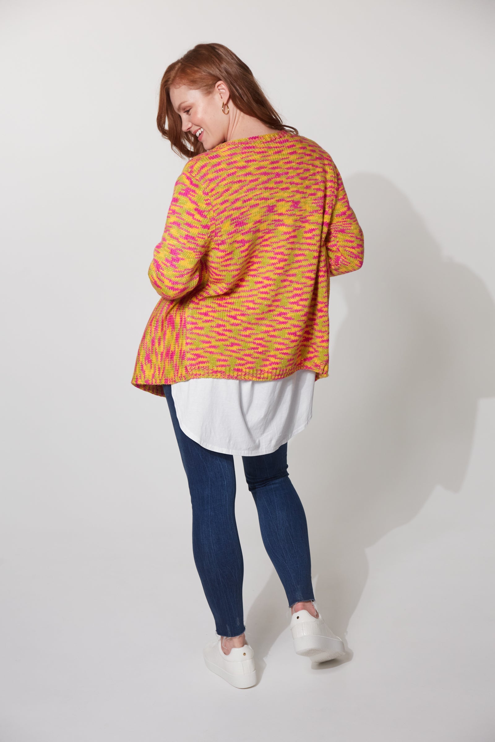 Paxson Cardigan - Rhubarb - The Haven Co